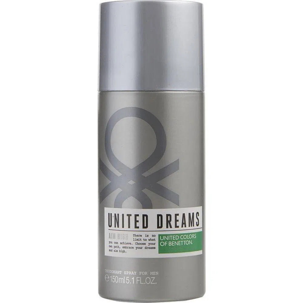 Body Spray United Colors of Benetton Aim High Deo Spray (M) / 150 ml - 8433982003240- Prive Perfumes Honduras