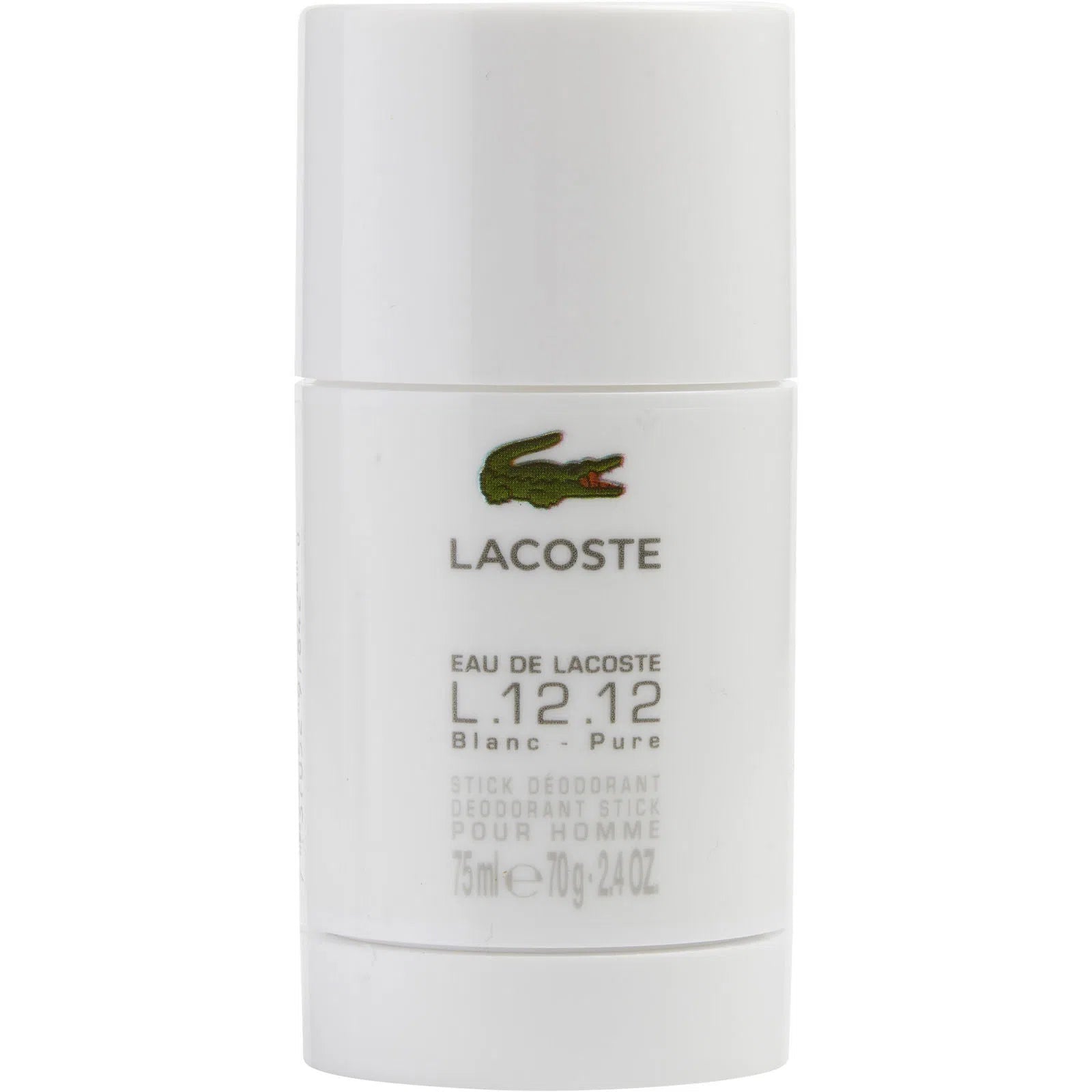 Desodorante Lacoste L.12.12 Blanc - Pure Deodorant (M) / 75 g - 737052978420- Prive Perfumes Honduras