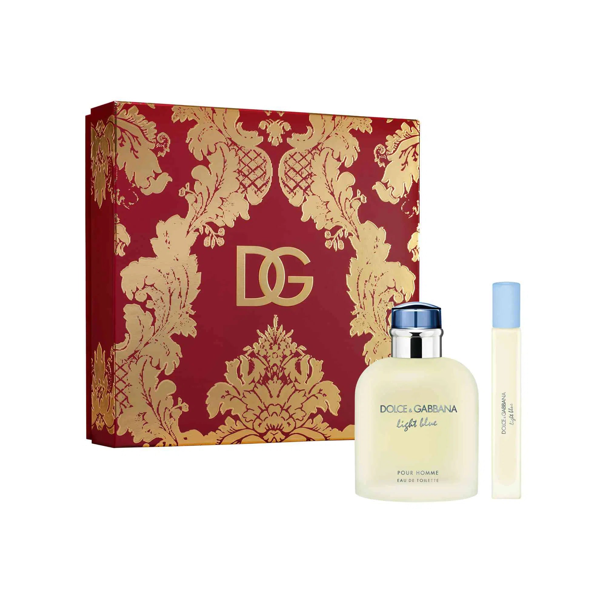 Estuche Dolce & Gabbana Light Blue EDT (M) / 2 Pc SP 125 ml;SP 10 ml - 8057971185375- Prive Perfumes Honduras