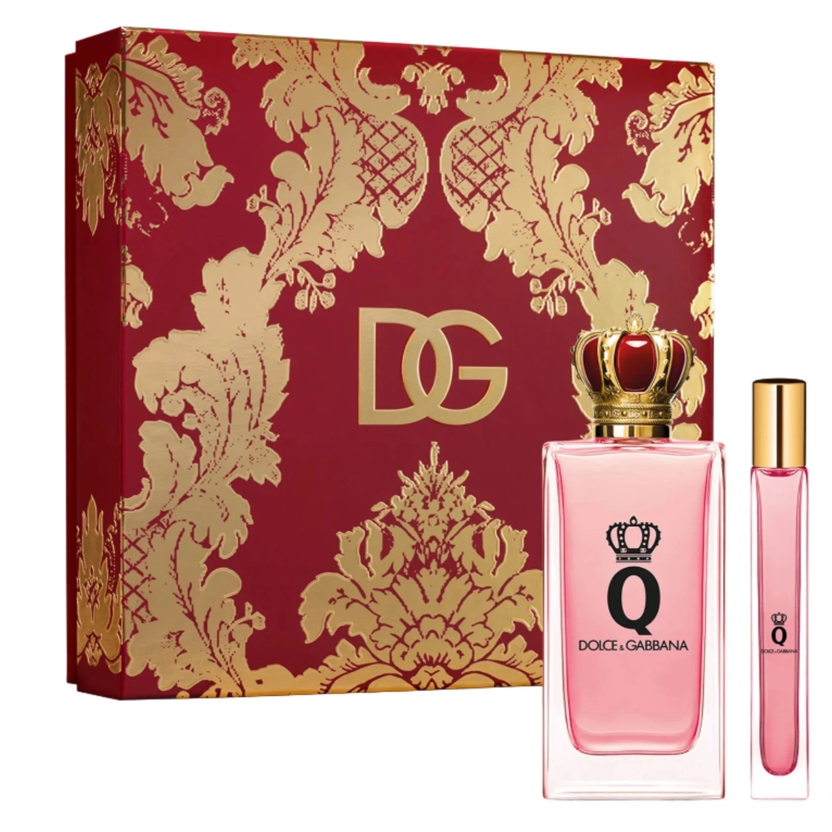 Estuche Dolce & Gabbana Q EDP (W) / 2 Pc SP 100 ml; SP 10 ml - 8057971185481- Prive Perfumes Honduras