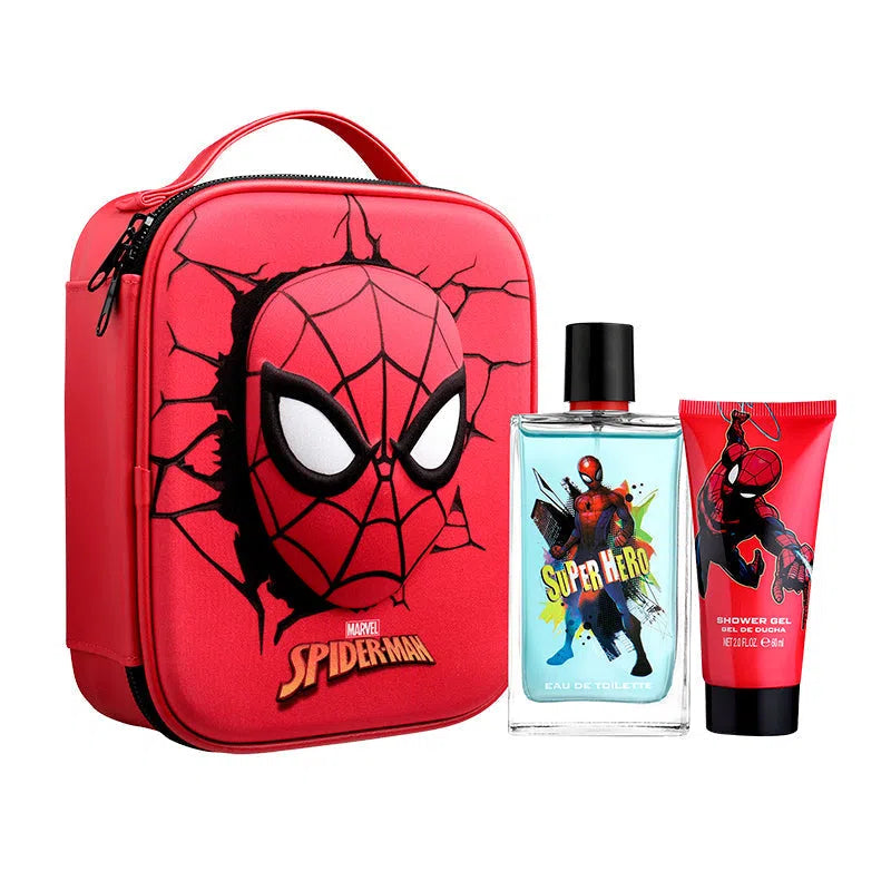 Estuche Marvel Spider-Man Zip Case EDT (B) / 3 Pc SP 100 ml; SG 75 ml; Mochila - 8411114081489- Prive Perfumes Honduras