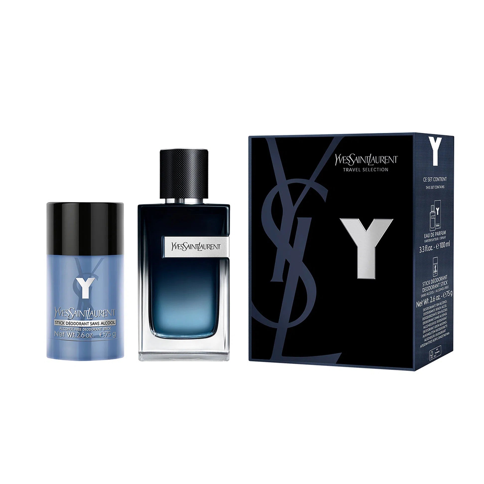 Estuche Yves Saint Laurent Y EDP (M) / 2 Pc SP 100 ml; DEO - 3660732613670- Prive Perfumes Honduras