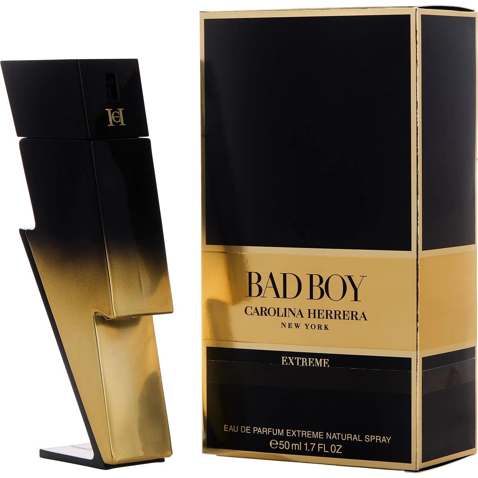 Perfume Carolina Herrera Bad Boy Extreme EDP (M) / 50 ml - 8411061057193- Prive Perfumes Honduras