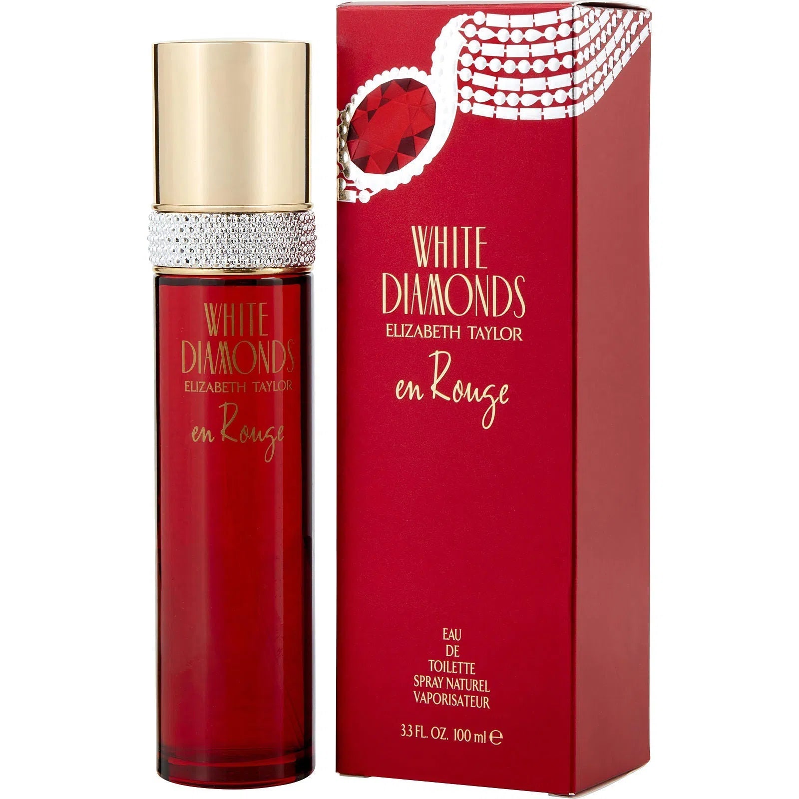 Perfume Elizabeth Taylor White Diamond En Rouge EDT (W) / 100 ml - 719346243636- Prive Perfumes Honduras