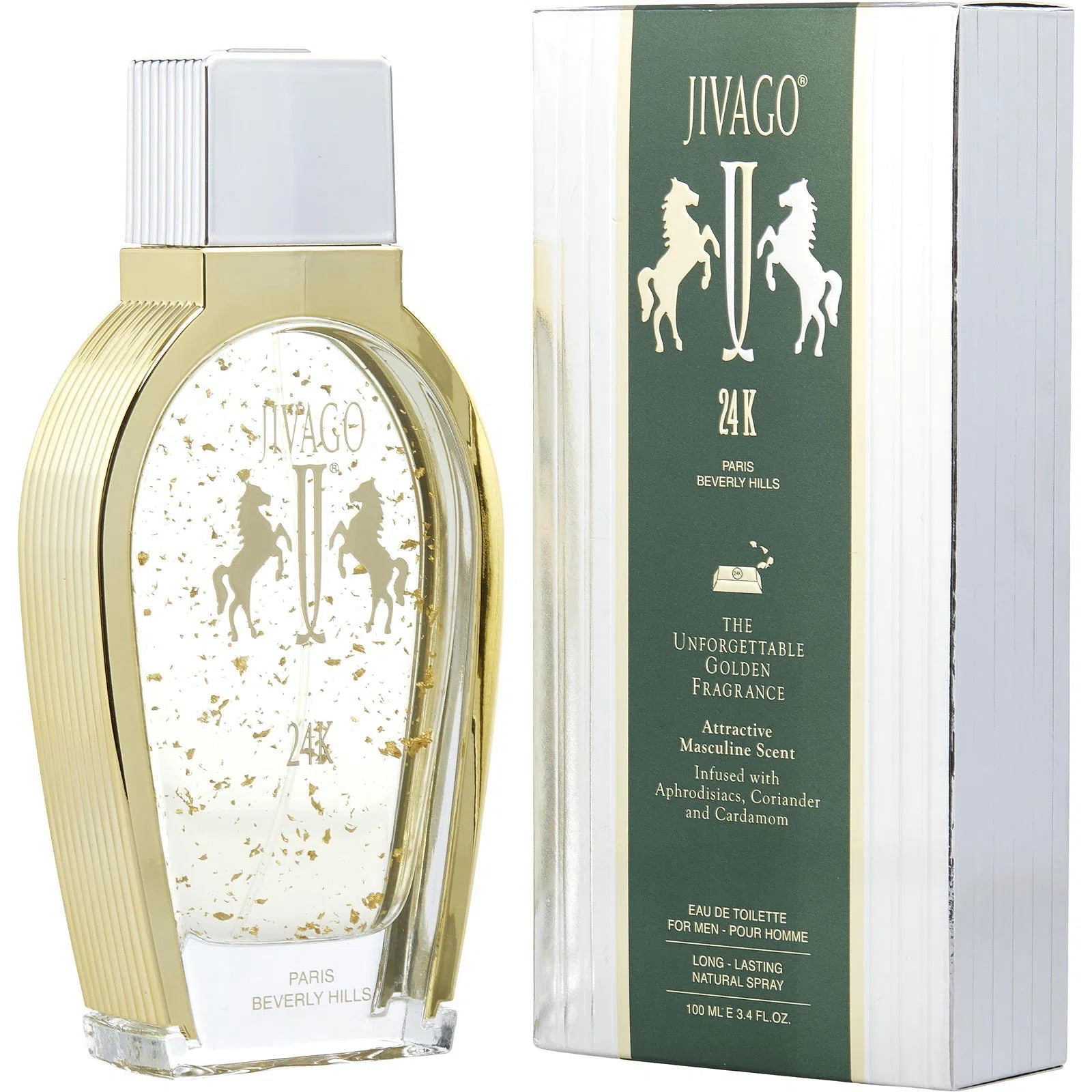 Perfume Jivago 24k EDT (M) / 100 ml - 714324204104- Prive Perfumes Honduras