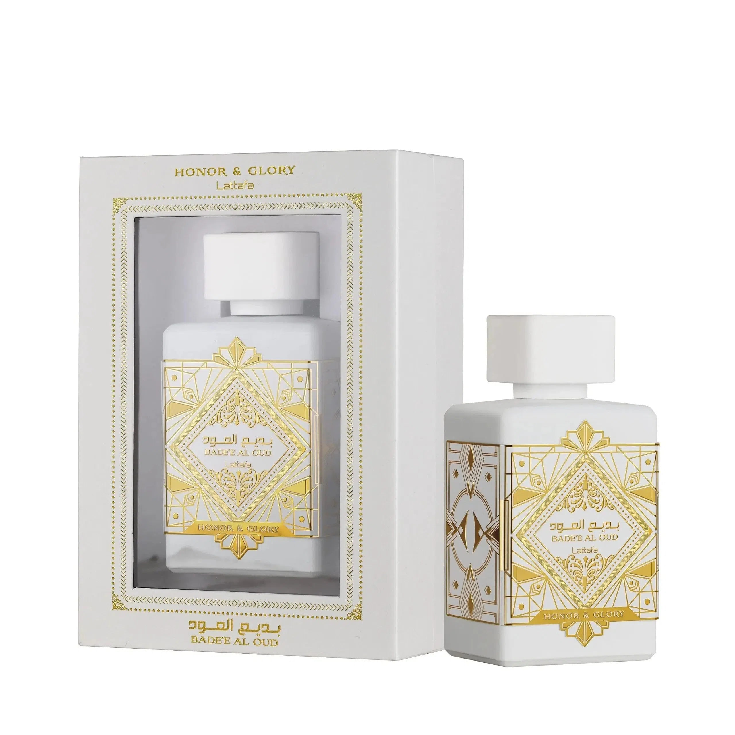 Perfume Lattafa Bade'e Al Oud Honor & Glory EDP (U) / 100 ml - 6290360593135- Prive Perfumes Honduras