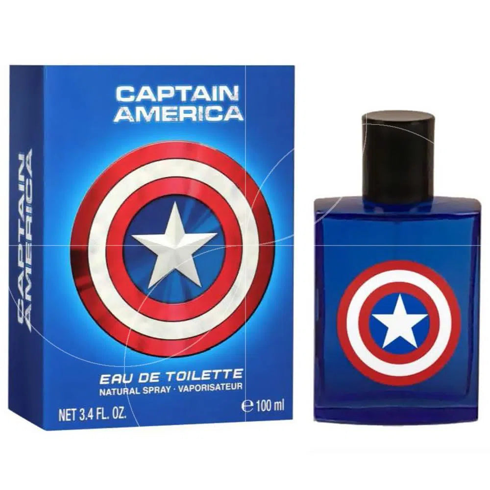 Perfume Marvel Captain America Hero EDT (B) / 100 ml - 8411114086224- Prive Perfumes Honduras