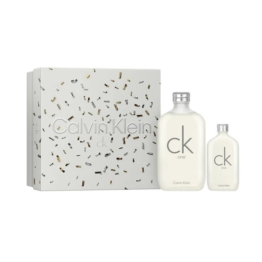 Estuche Calvin Klein CK One EDT (M) / 2 Pc SP 100 ml; SP 50 ml - 3616304678110- Prive Perfumes Honduras
