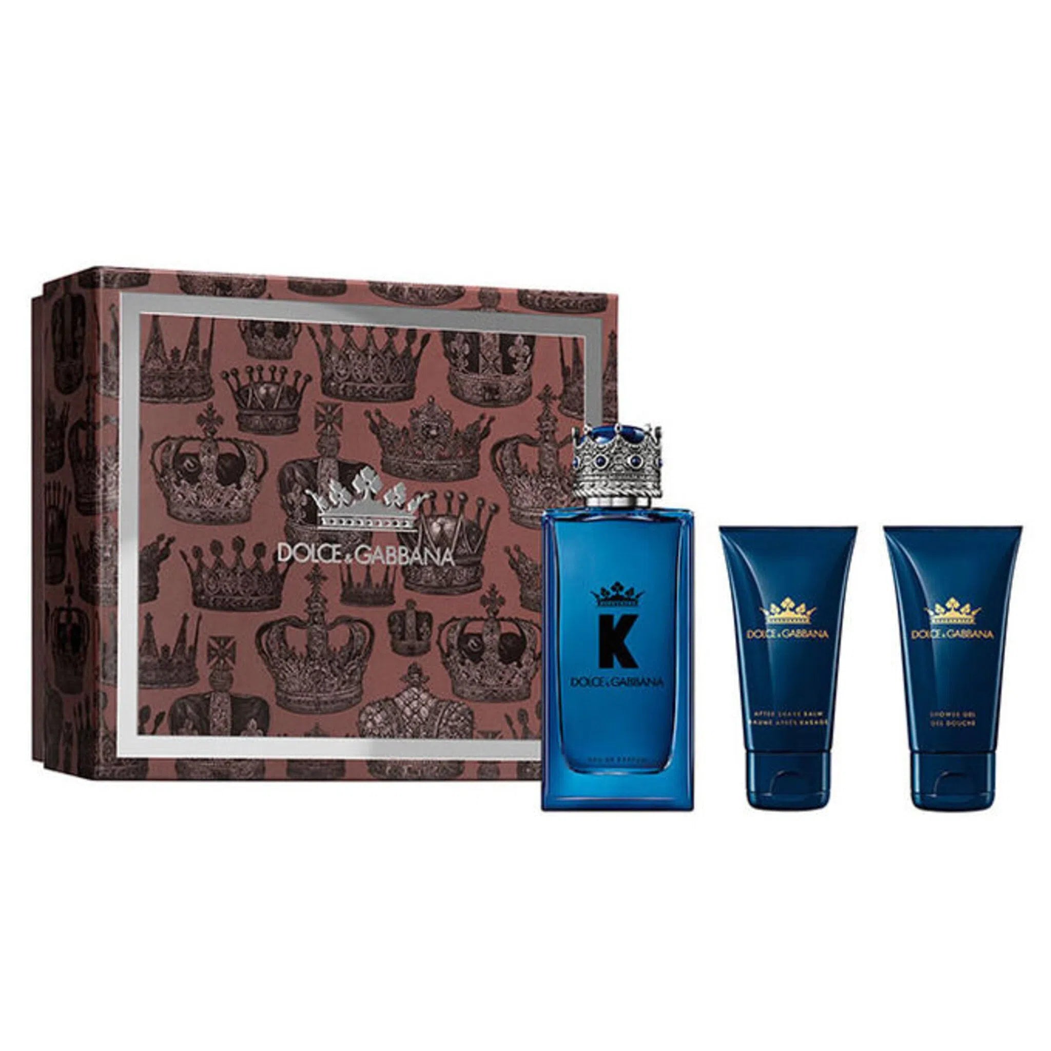 Estuche Dolce & Gabbana K EDP (M) / 3 Pc SP 100 ml; AS 50 ml; SG 50 ml - 3423222066185- Prive Perfumes Honduras
