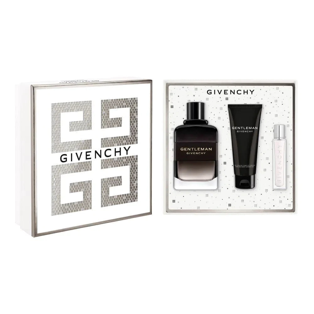 Estuche Givenchy Gentleman Boisee EDP (M) / 3 Pc SP 100 ml; SG 75 ml; SP 12.5 ml - 3274872467224- Prive Perfumes Honduras