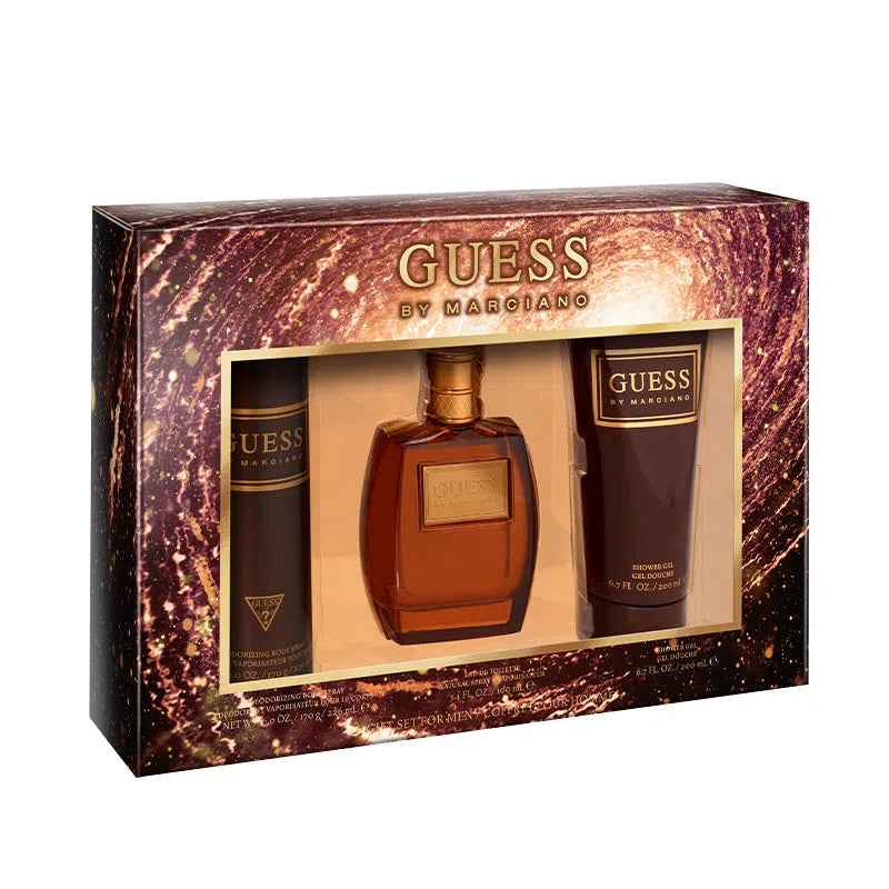 Estuche Guess Marciano EDT (M) / 3 Pc SP 100 ml; DEO 226 ml; SG 200 ml - 085715329332- Prive Perfumes Honduras