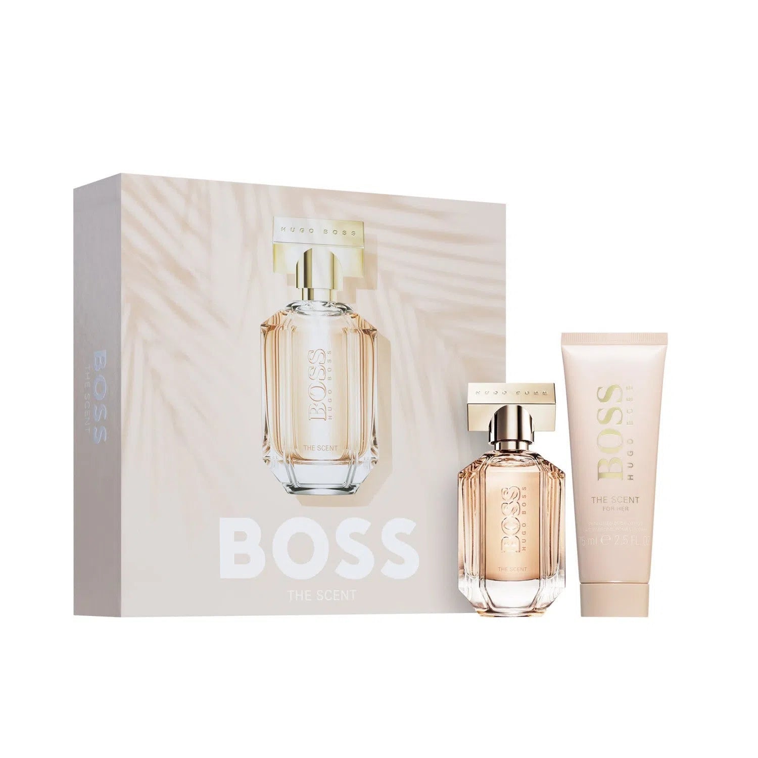 Estuche Hugo Boss Boss the Scent EDP (W) / 2 Pc SP 50 ml; BL 75 ml - 3616304099465- Prive Perfumes Honduras