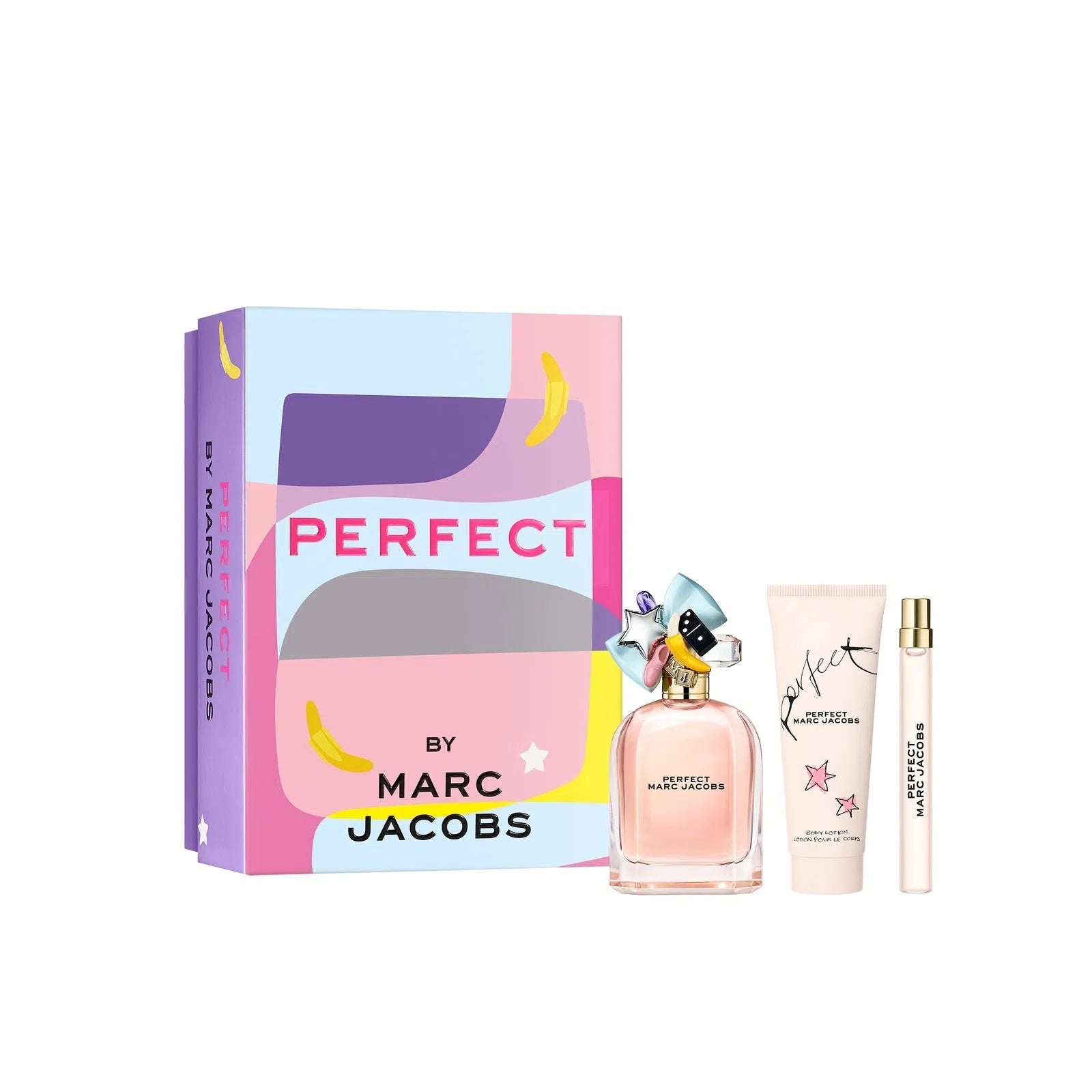 Estuche Marc Jacobs Perfect EDP (W) / 3 Pc SP 100 ml; BL 75 ml; SG 75 ml - 3616305181503- 1 - Prive Perfumes Honduras