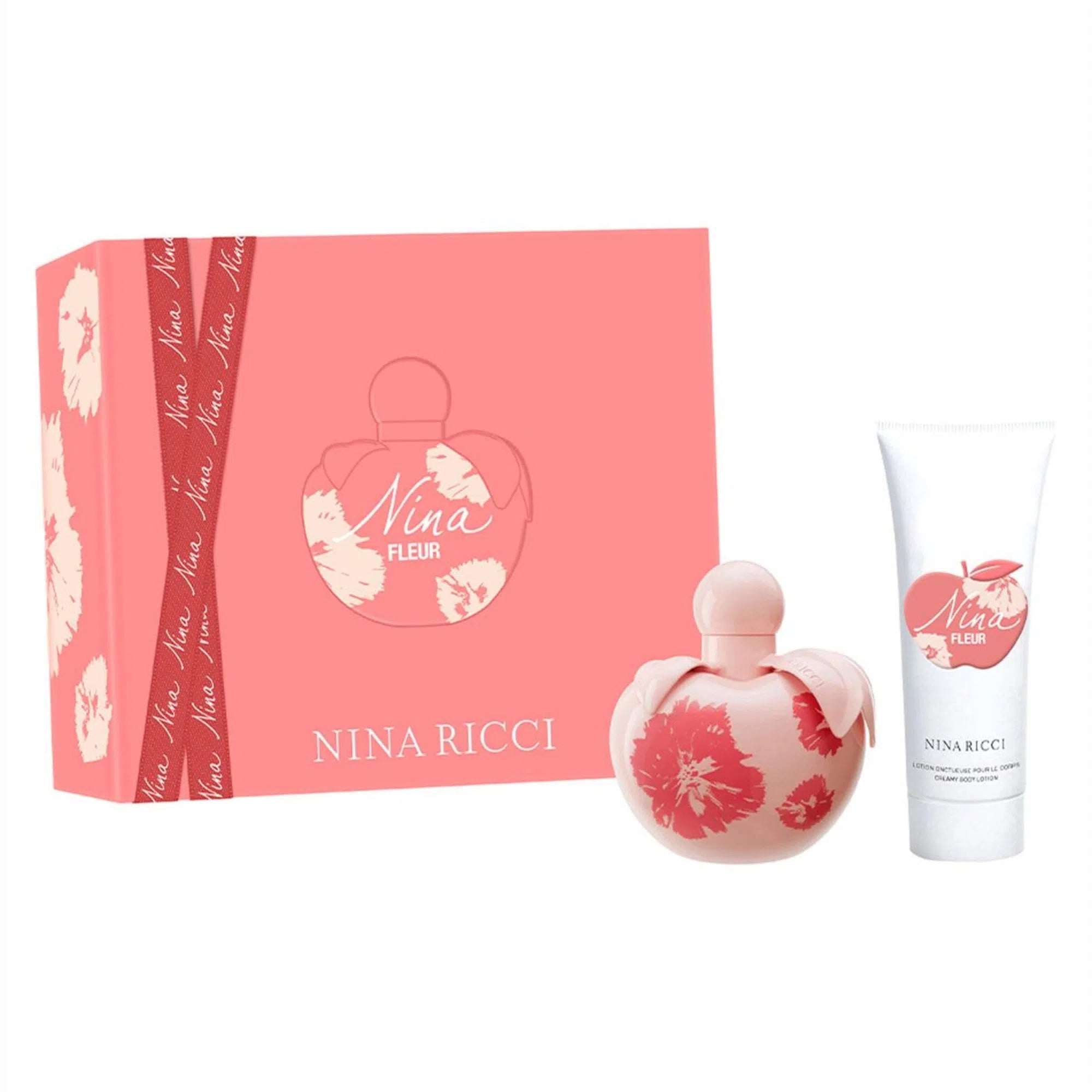 Estuche Nina Ricci Nina Fleur EDT (W) / 2 Pc SP 80 ml; BL 75 ml - 3137370359784- Prive Perfumes Honduras