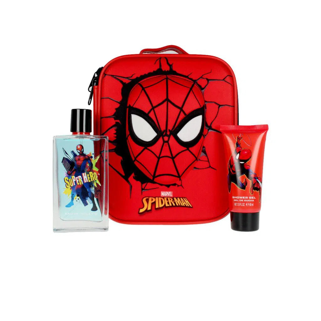  Marvel Spider-Man EDT (B) / 3 Pc SP 50 ml; SG 30 ml; Backpack - 8411114089577- Prive Perfumes Honduras