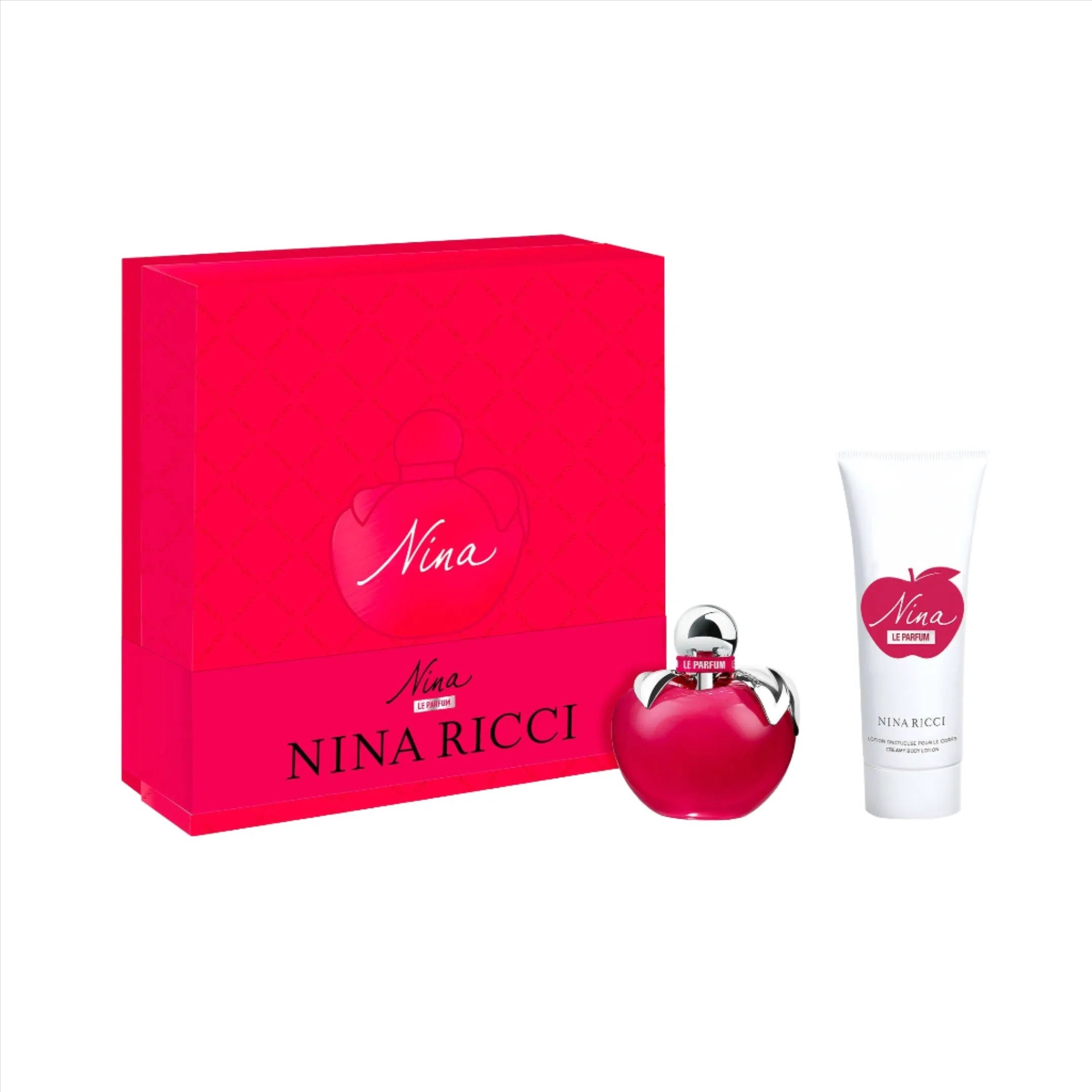  Nina Ricci Nina Le Parfum EDP (W) / 2 Pc SP 80 ml; BL 75 ml - 3137370361442- Prive Perfumes Honduras