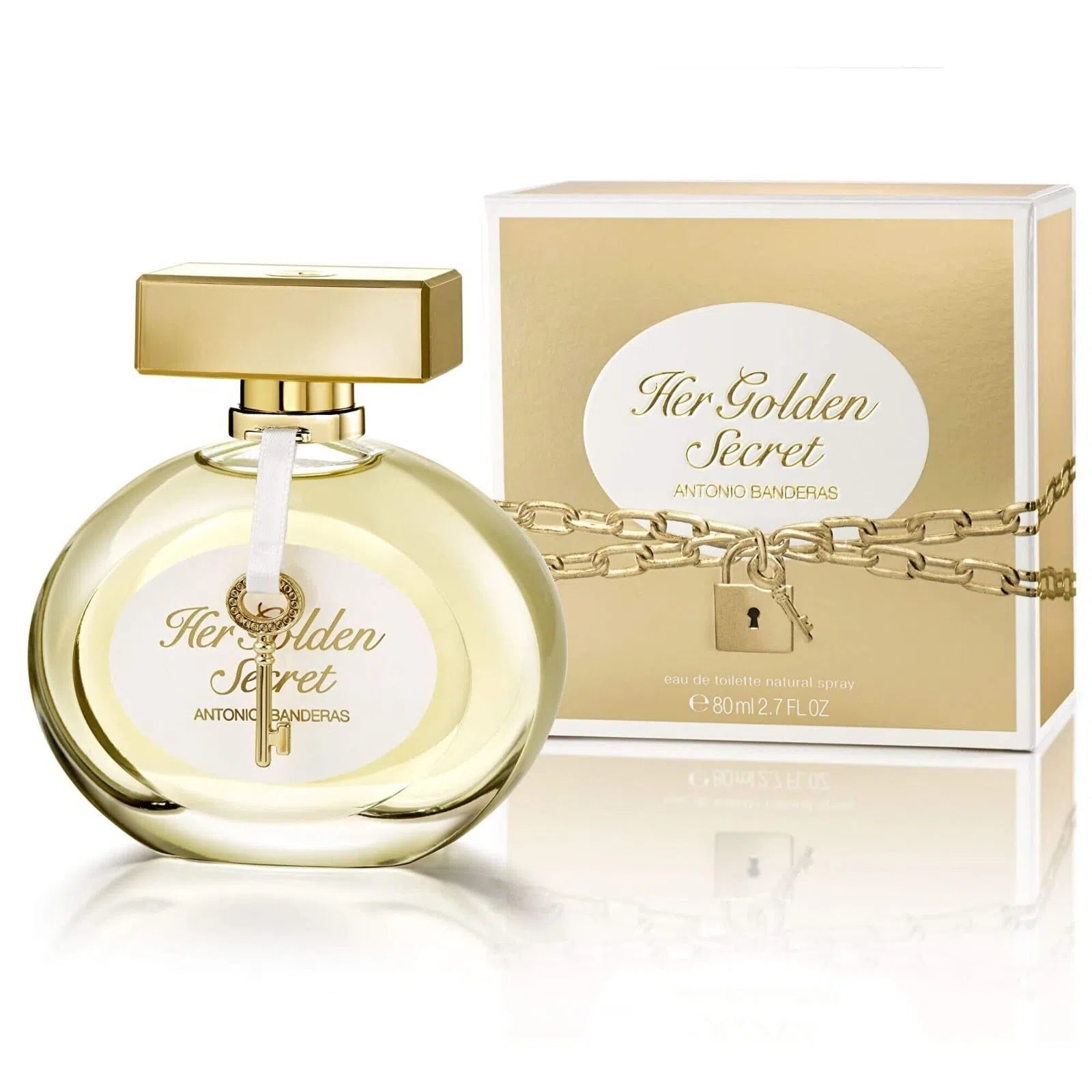 Perfume Antonio Banderas Her Golden Secret EDT (W) / 80 ml - 8411061946671- Prive Perfumes Honduras