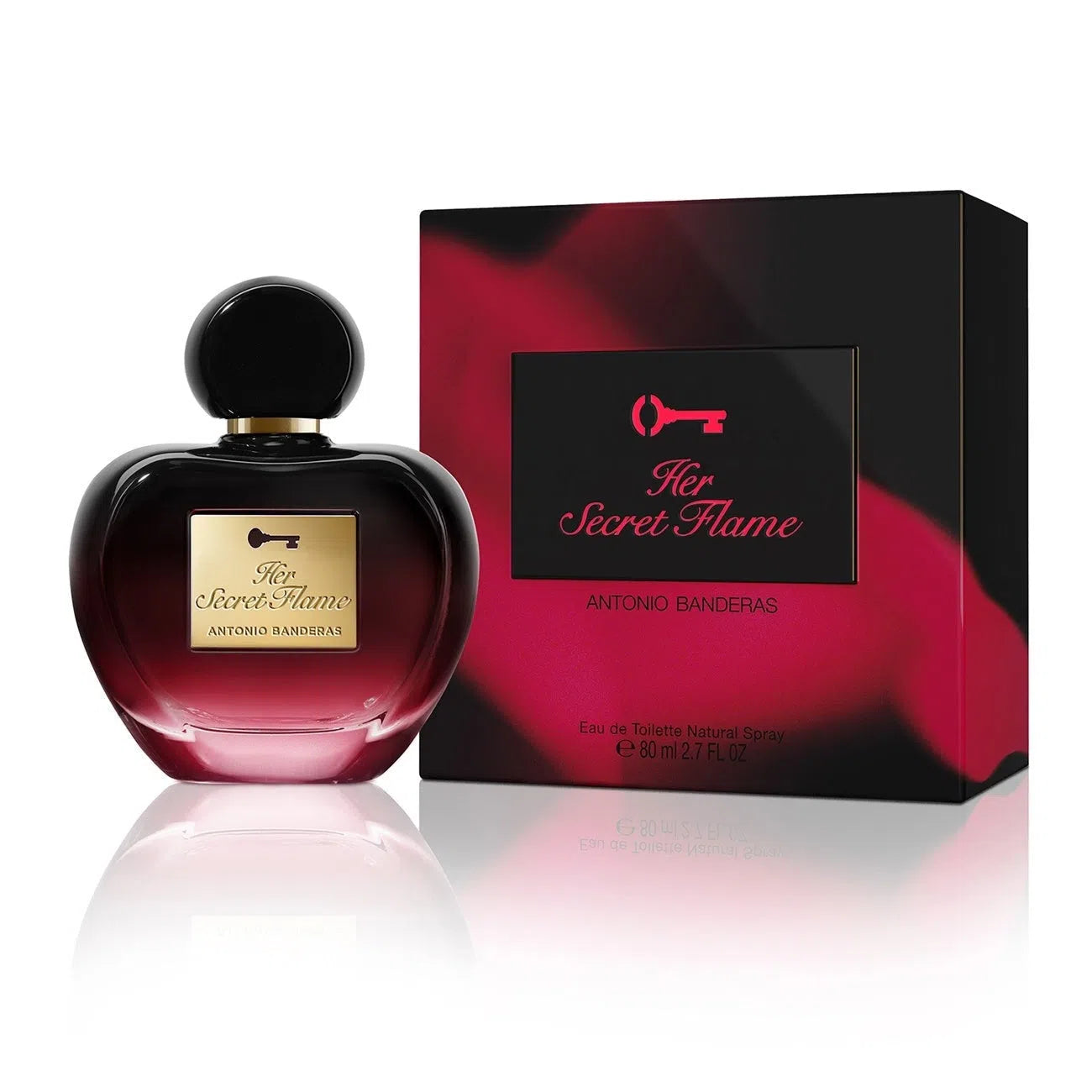 Perfume Antonio Banderas Her Secret Flame EDT (W) / 80 ml - 8411061057681- Prive Perfumes Honduras