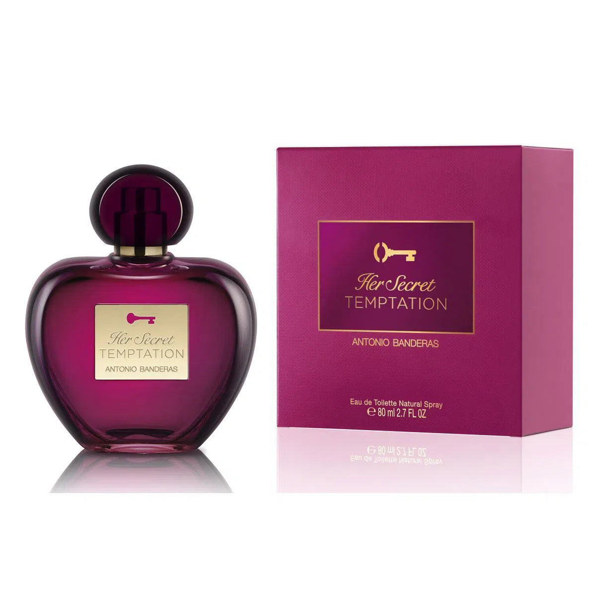 Perfume Antonio Banderas Her Secret Temptation EDT (W) / 80 ml - 8411061860410- Prive Perfumes Honduras