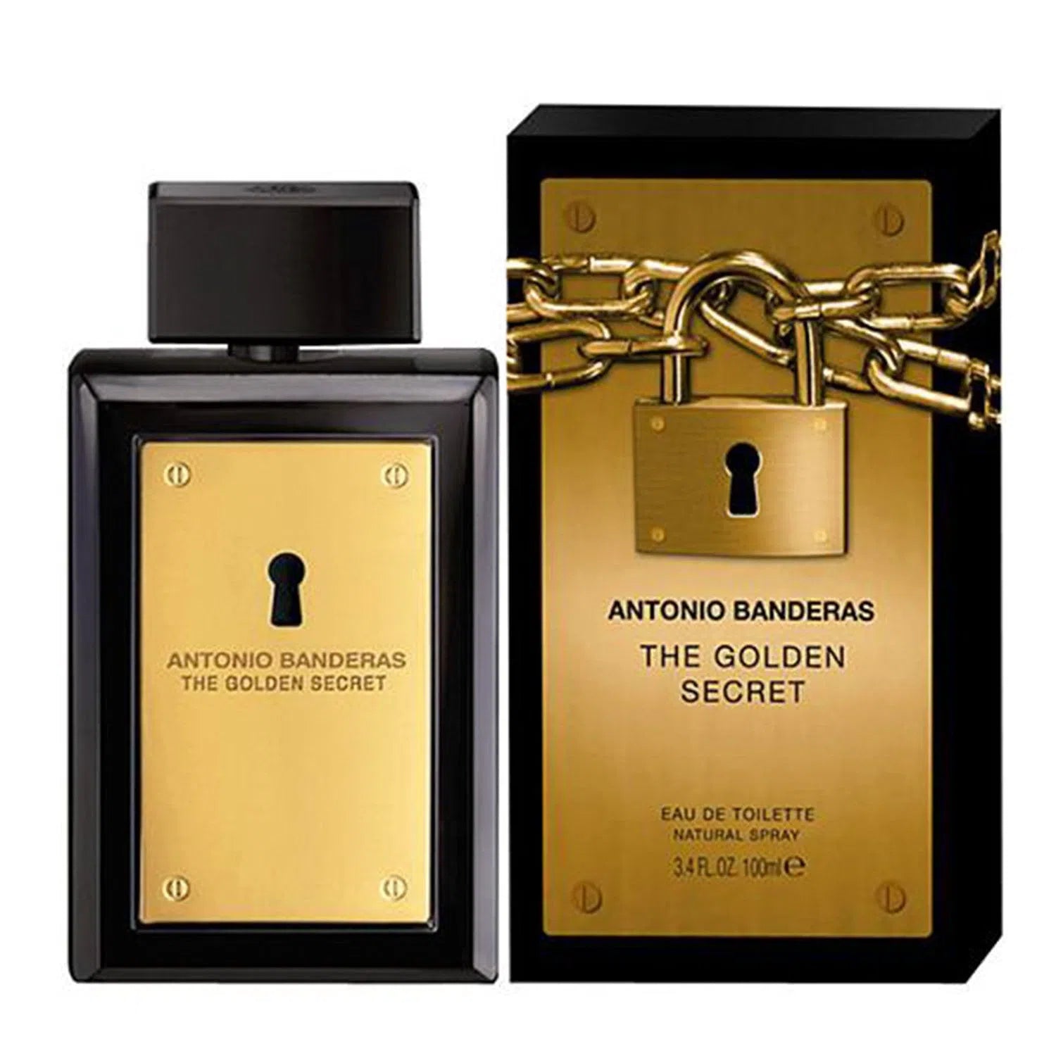 Perfume Antonio Banderas The Secret Golden EDT (M) / 100 ml - 8411061722756- Prive Perfumes Honduras
