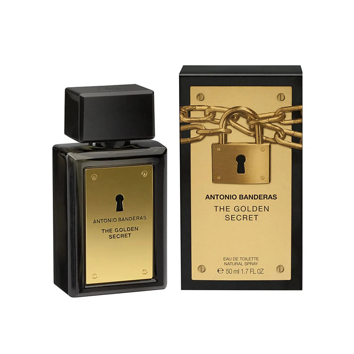 Perfume Antonio Banderas The Secret Golden EDT (M) / 50 ml - 8411061727935- Prive Perfumes Honduras