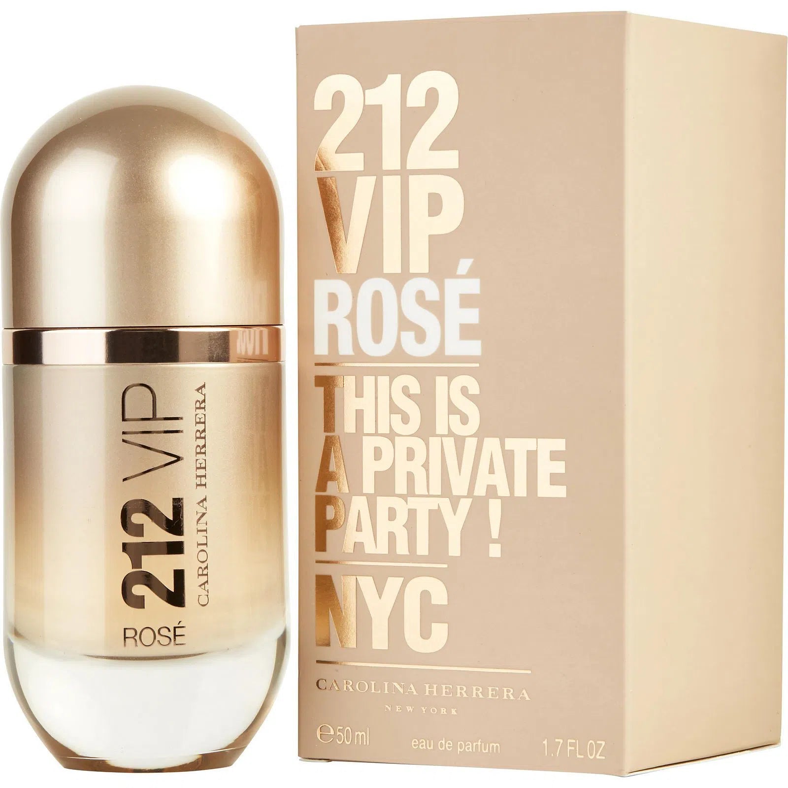 Perfume Carolina Herrera 212 VIP Rose EDP (W) / 50 ml - 8411061777183- Prive Perfumes Honduras