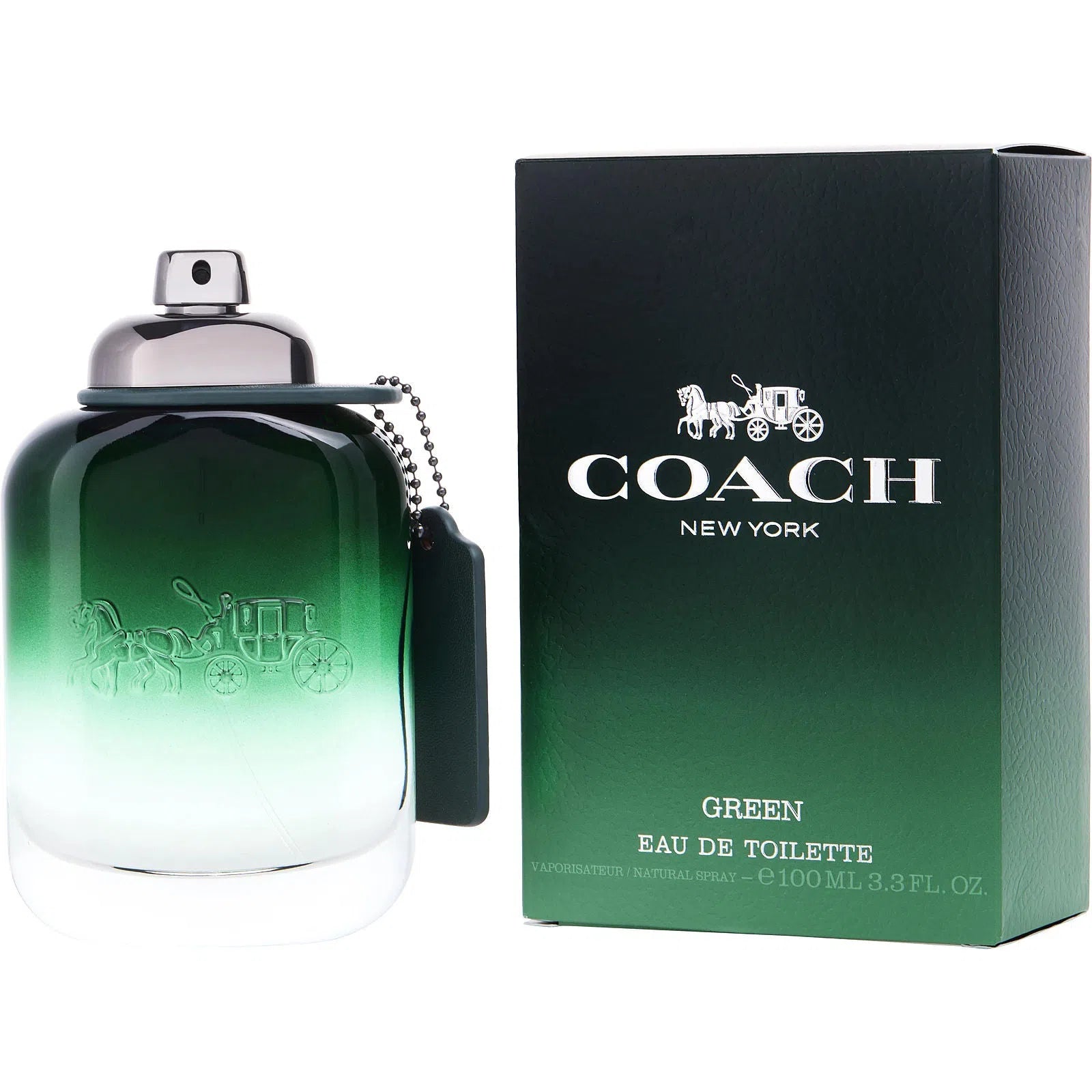 Perfume Coach New York Green For Men EDT (M) / 100 ml - 3386460141253- Prive Perfumes Honduras