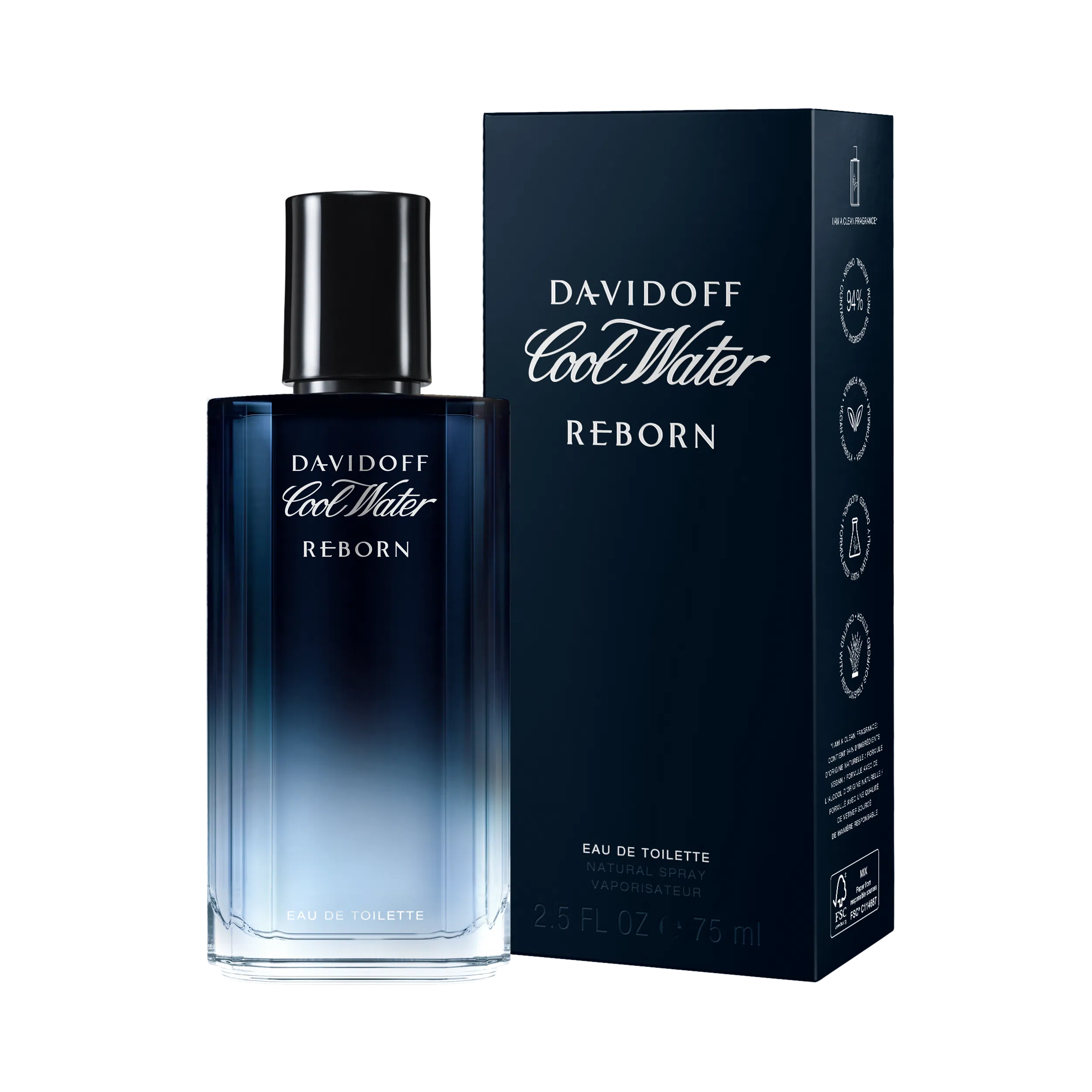 Perfume Davidoff Cool Water Reborn EDT (M) / 125 ml - 3616302038381- Prive Perfumes Honduras