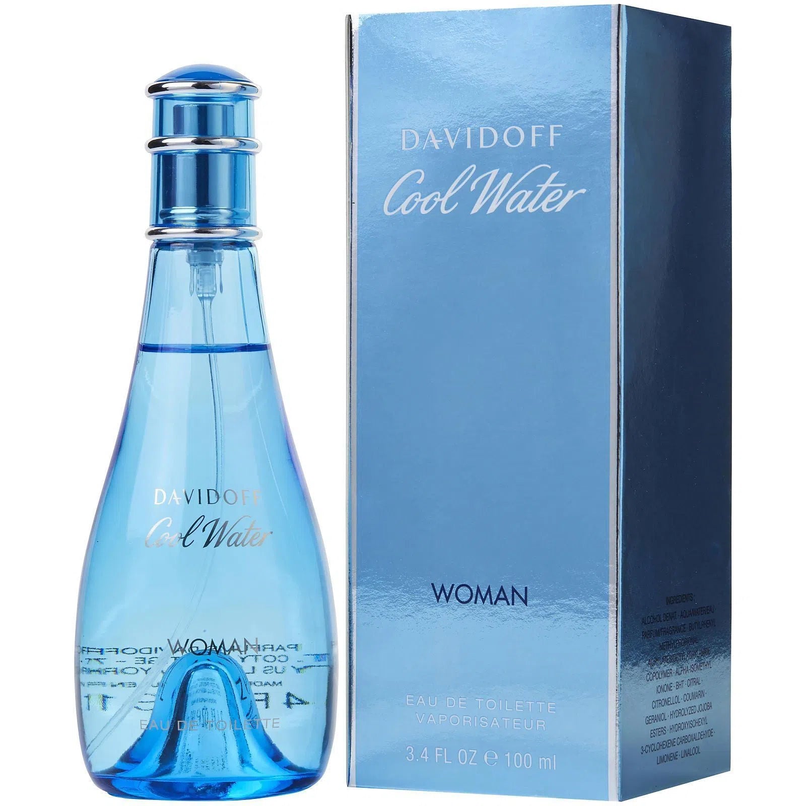 Perfume Davidoff Cool Water Woman EDT (W) / 100 ml - 3414202011752- Prive Perfumes Honduras
