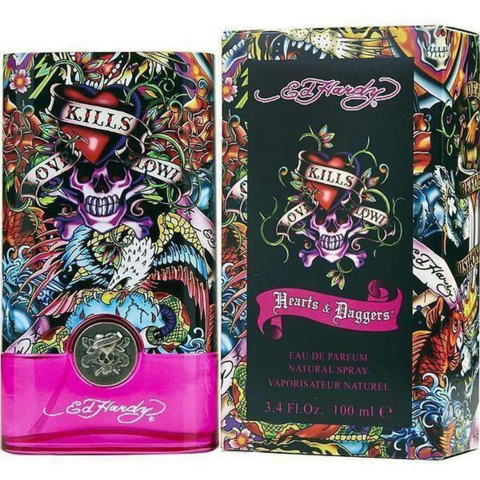 Perfume Ed Hardy Hearts and Daggers EDP (W) / 100 ml - 094922190017- Prive Perfumes Honduras