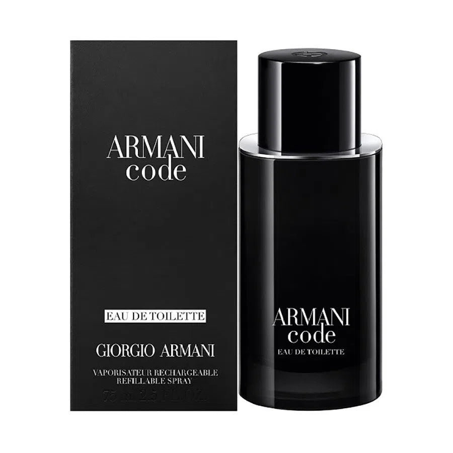 Perfume Giorgio Armani Code Refillable EDT (M) / 75 ml - 3614273636568- Prive Perfumes Honduras