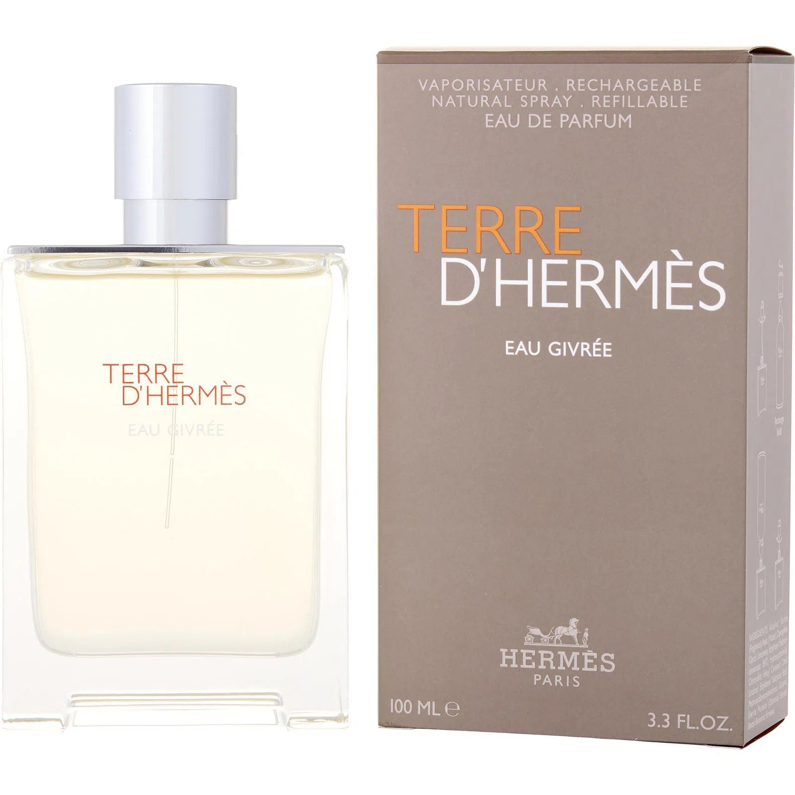 Perfume Hermes Terre D'Hermes Eau Givree EDP (M) / 100 ml - 3346130012245- Prive Perfumes Honduras