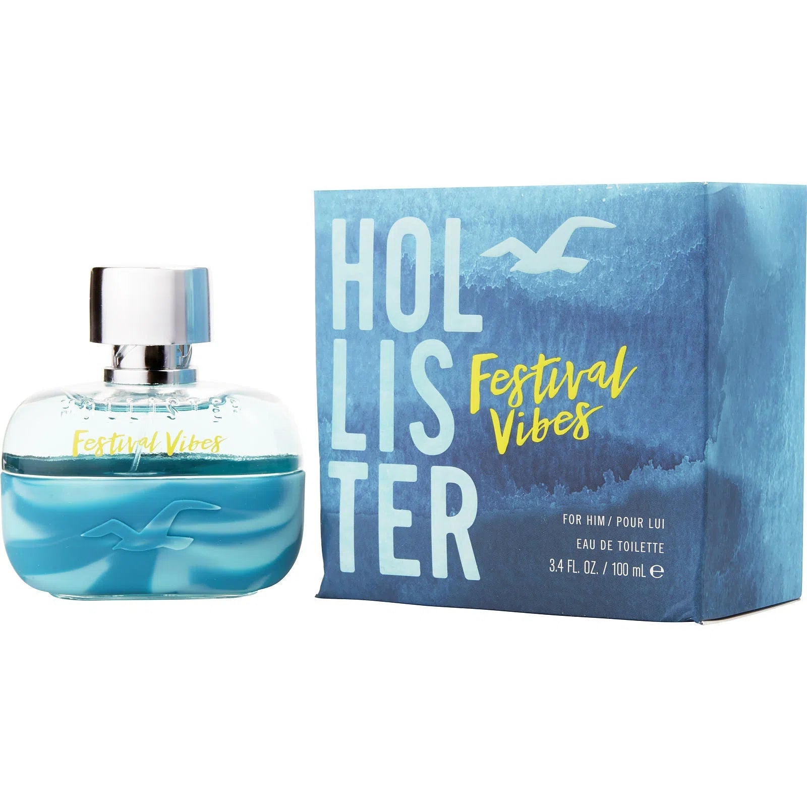 Perfume Hollister Festival Vibes EDT (M) / 100 ml - 085715268518- Prive Perfumes Honduras