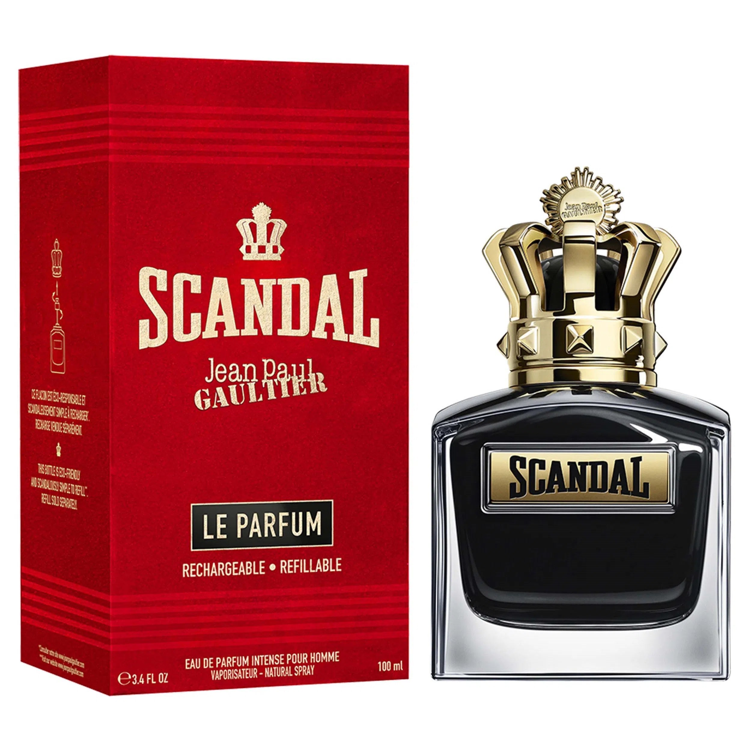 Perfume Jean Paul Gaultier Scandal Pour Homme Le Parfum (M) / 100 ml - 8435415065191- Prive Perfumes Honduras