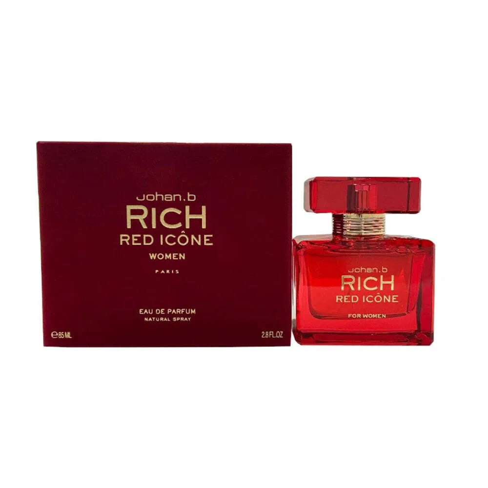Perfume Johan.B Rich Red Icone EDP (W) / 100 ml - 3700134411075- Prive Perfumes Honduras
