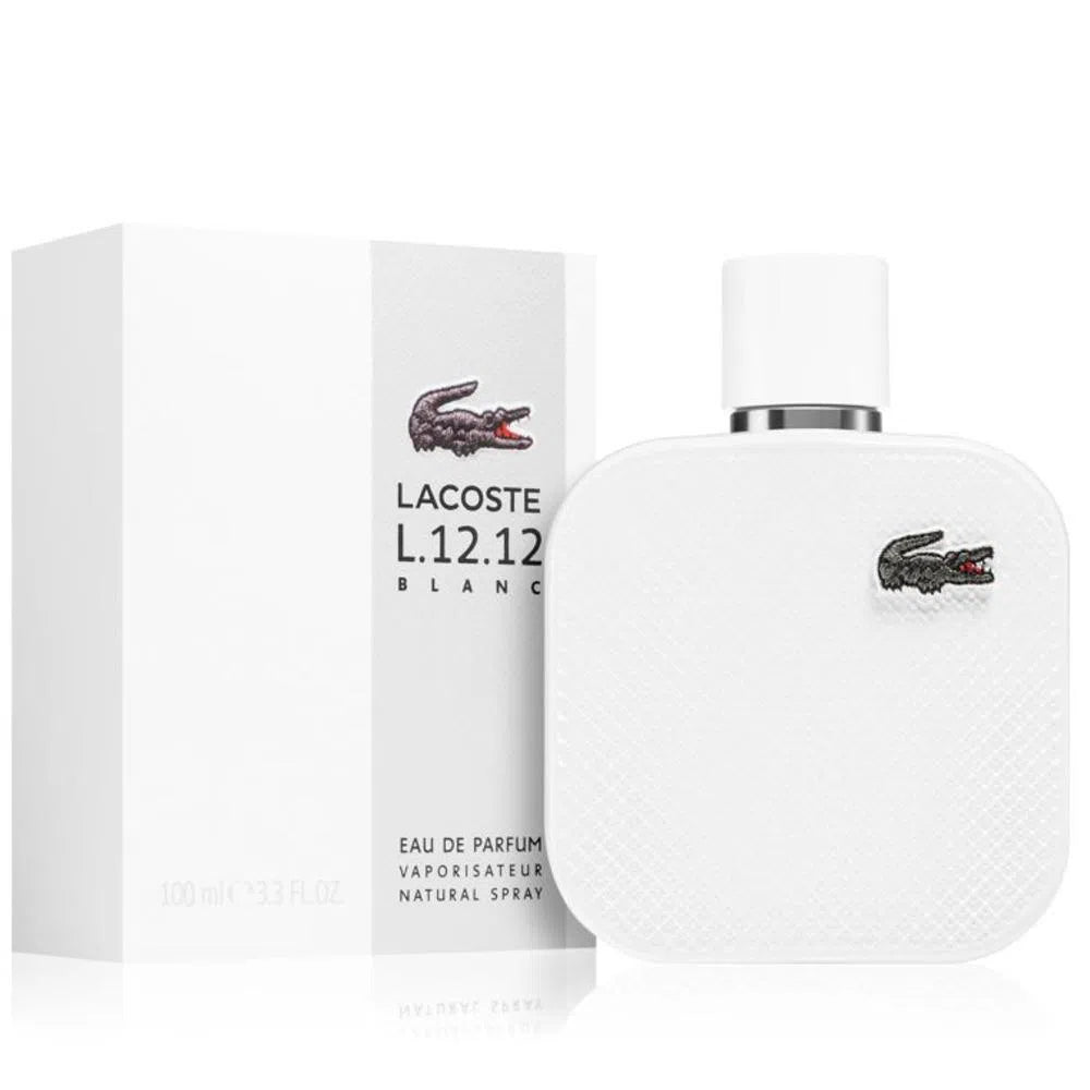 Perfume Lacoste L.12.12 Blanc - Pure EDP (M) / 100 ml - 3614228836043- Prive Perfumes Honduras
