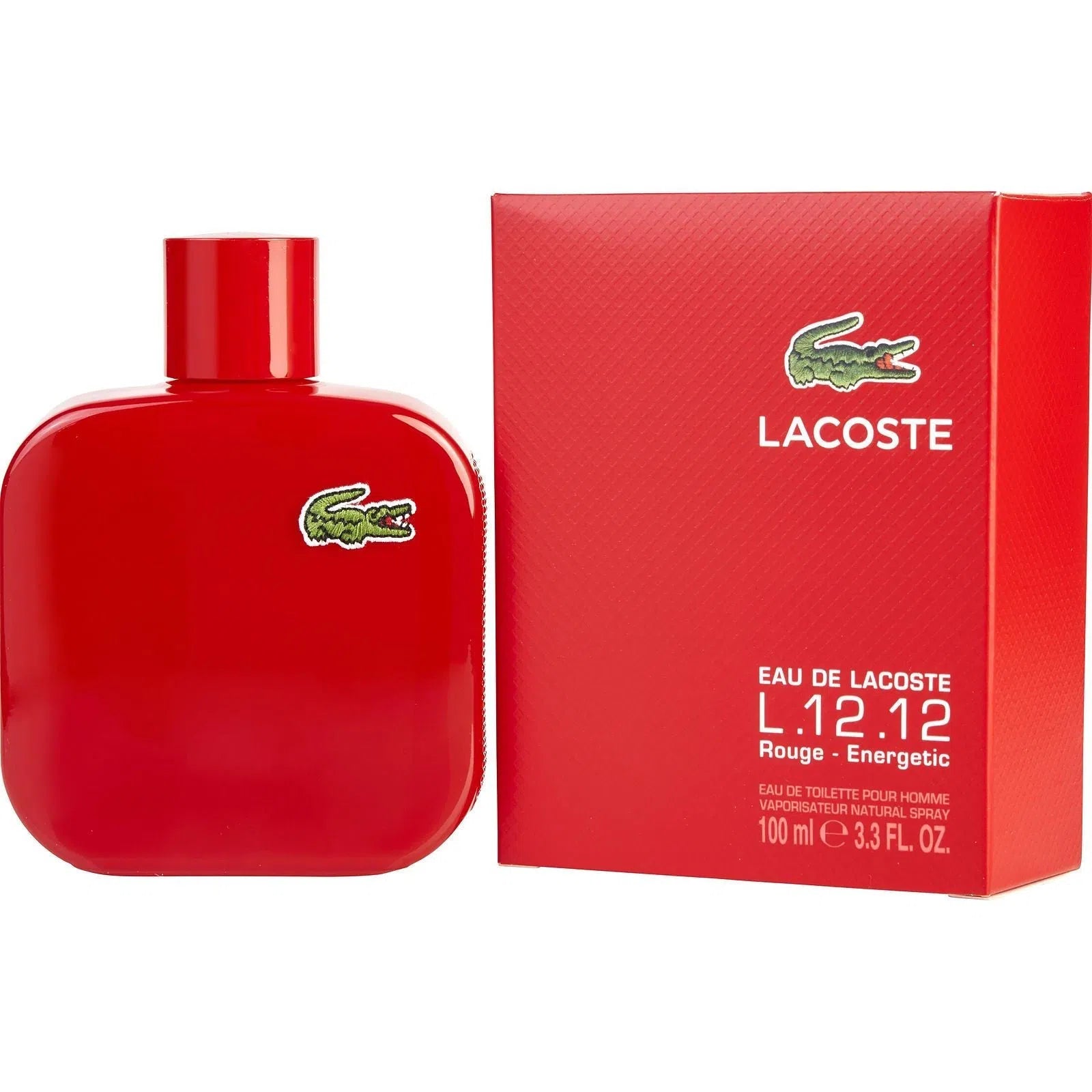 Perfume Lacoste L.12.12 Rouge - Energize EDT (M) / 100 ml - 737052517667- Prive Perfumes Honduras