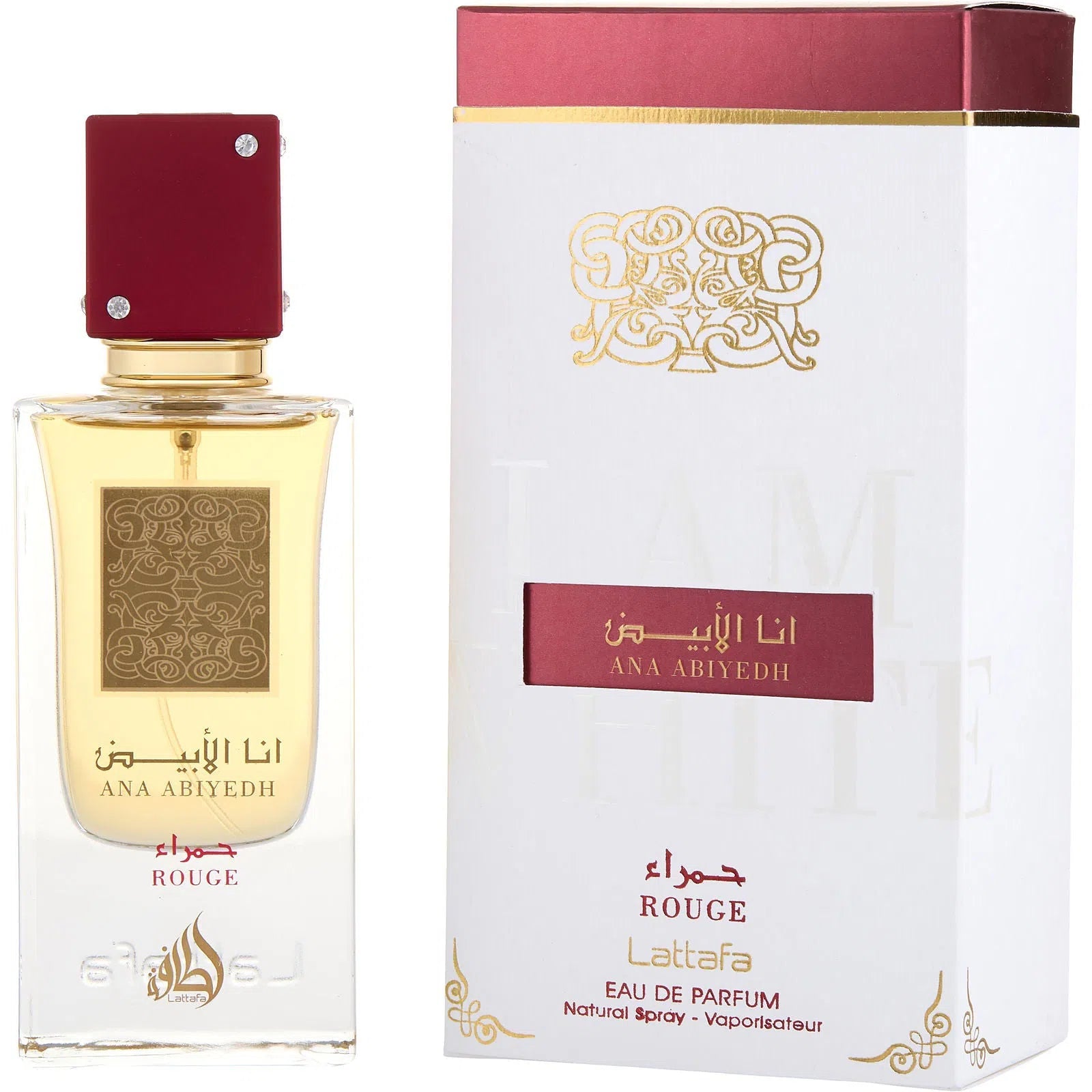 Perfume Lattafa Ana Abiyedh Rouge EDP (U) / 60 ml - 6291107454412- Prive Perfumes Honduras