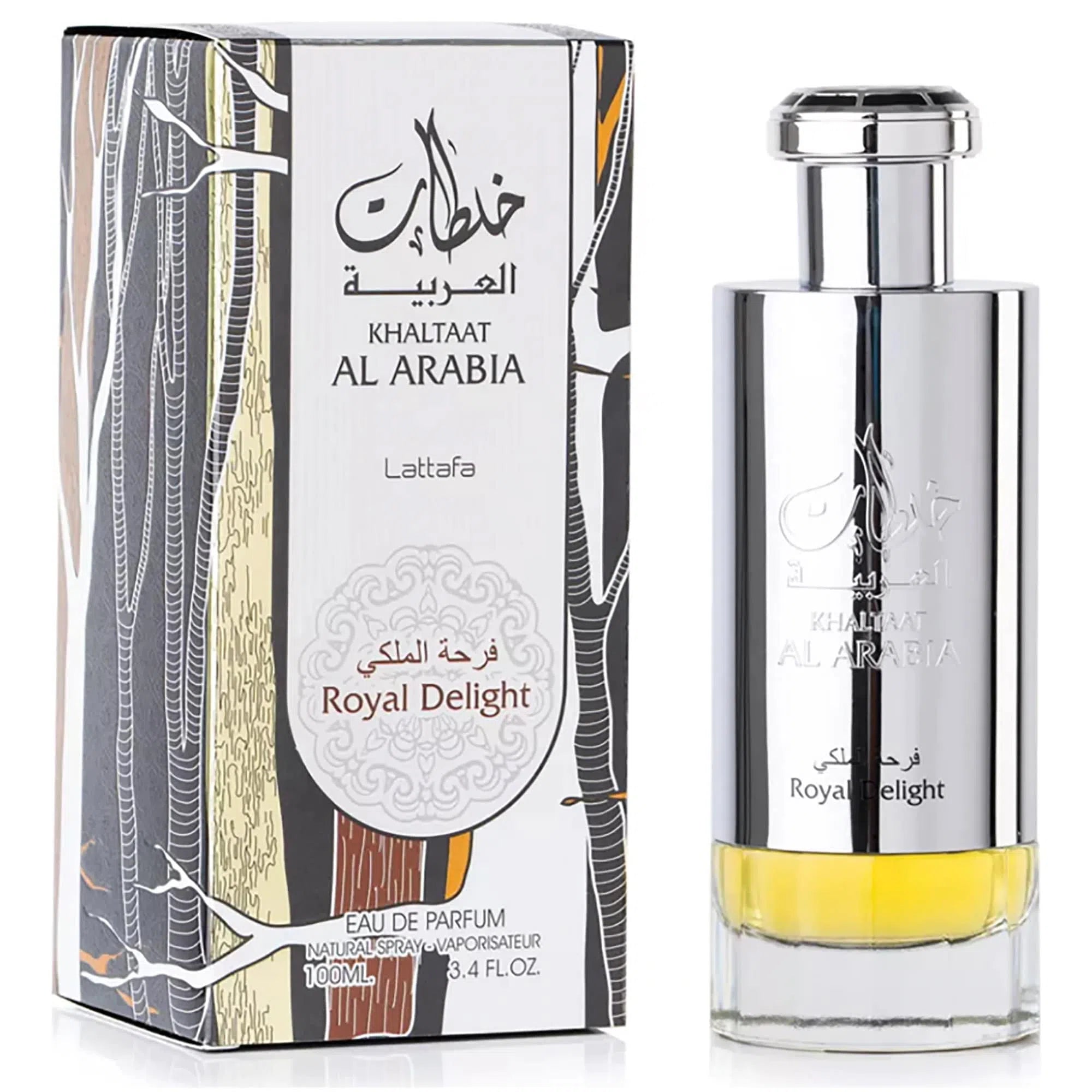 Perfume Lattafa Khaltat Al Arabia Royal Delight Silver EDP (U) / 100 ml - 6291106065060- Prive Perfumes Honduras