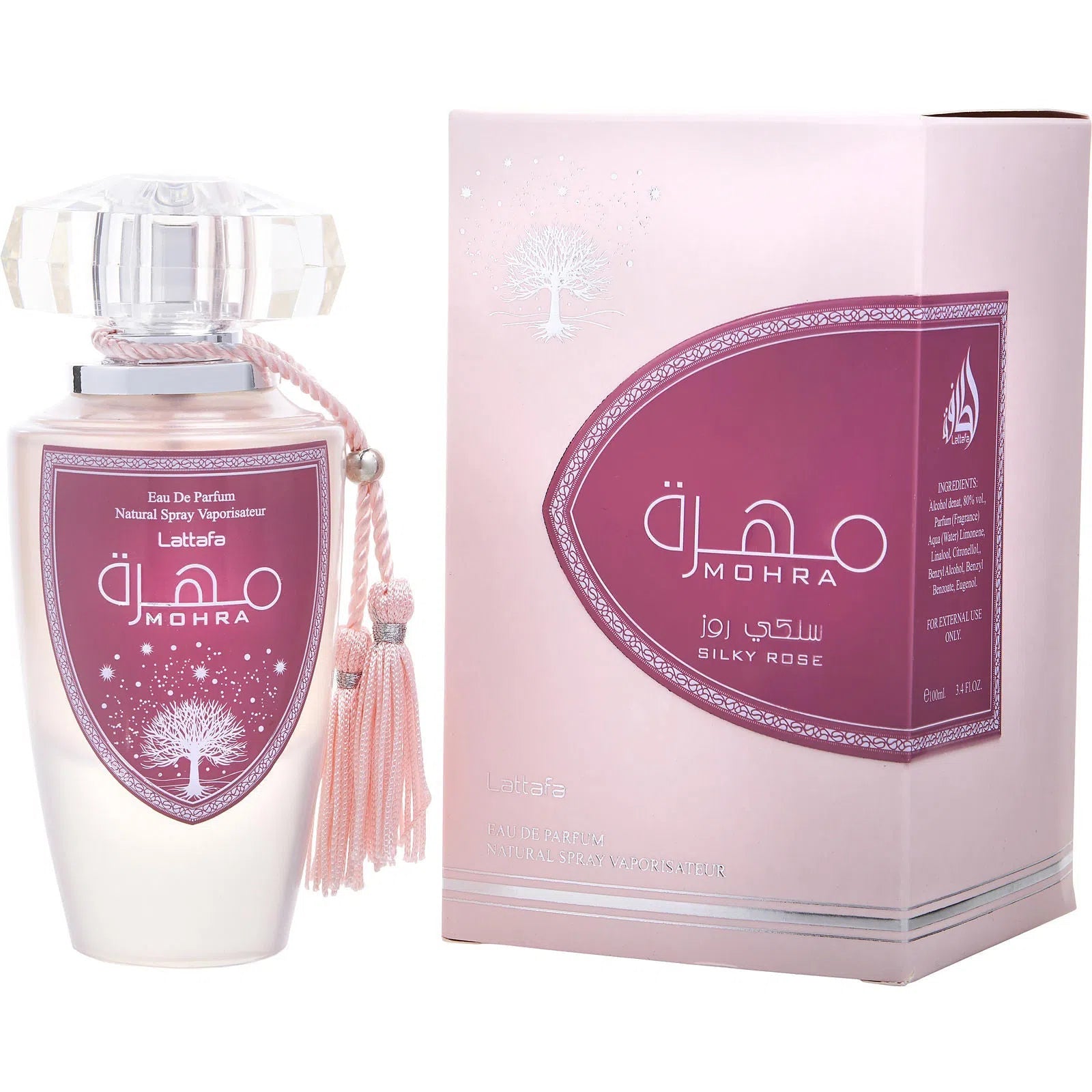 Perfume Lattafa Mohra Silky Rose EDP (U) / 100 ml - 6291108735572- Prive Perfumes Honduras