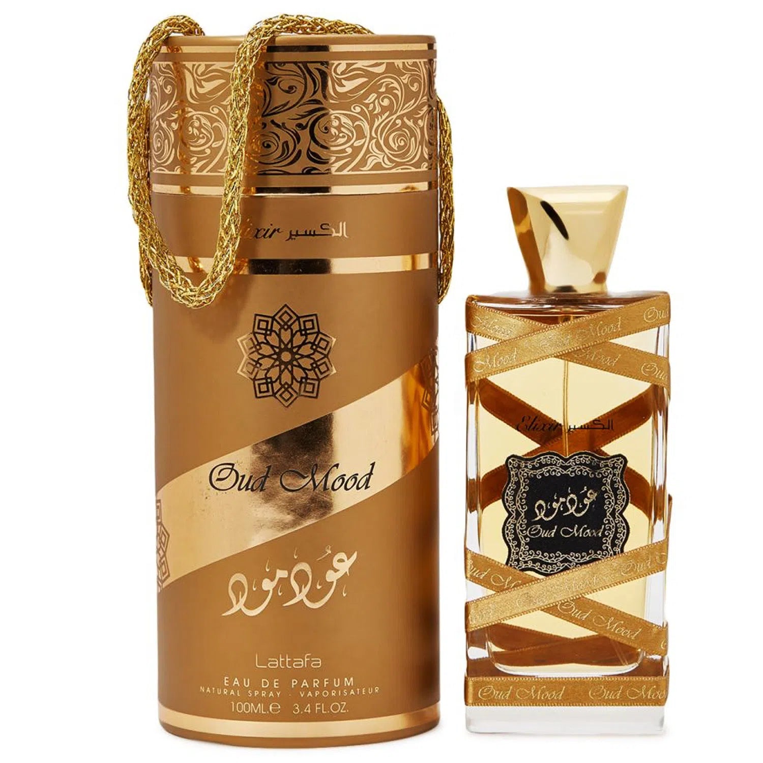 Perfume Lattafa Oud Mood Elixir EDP (U) / 100 ml - 6291106068177- Prive Perfumes Honduras