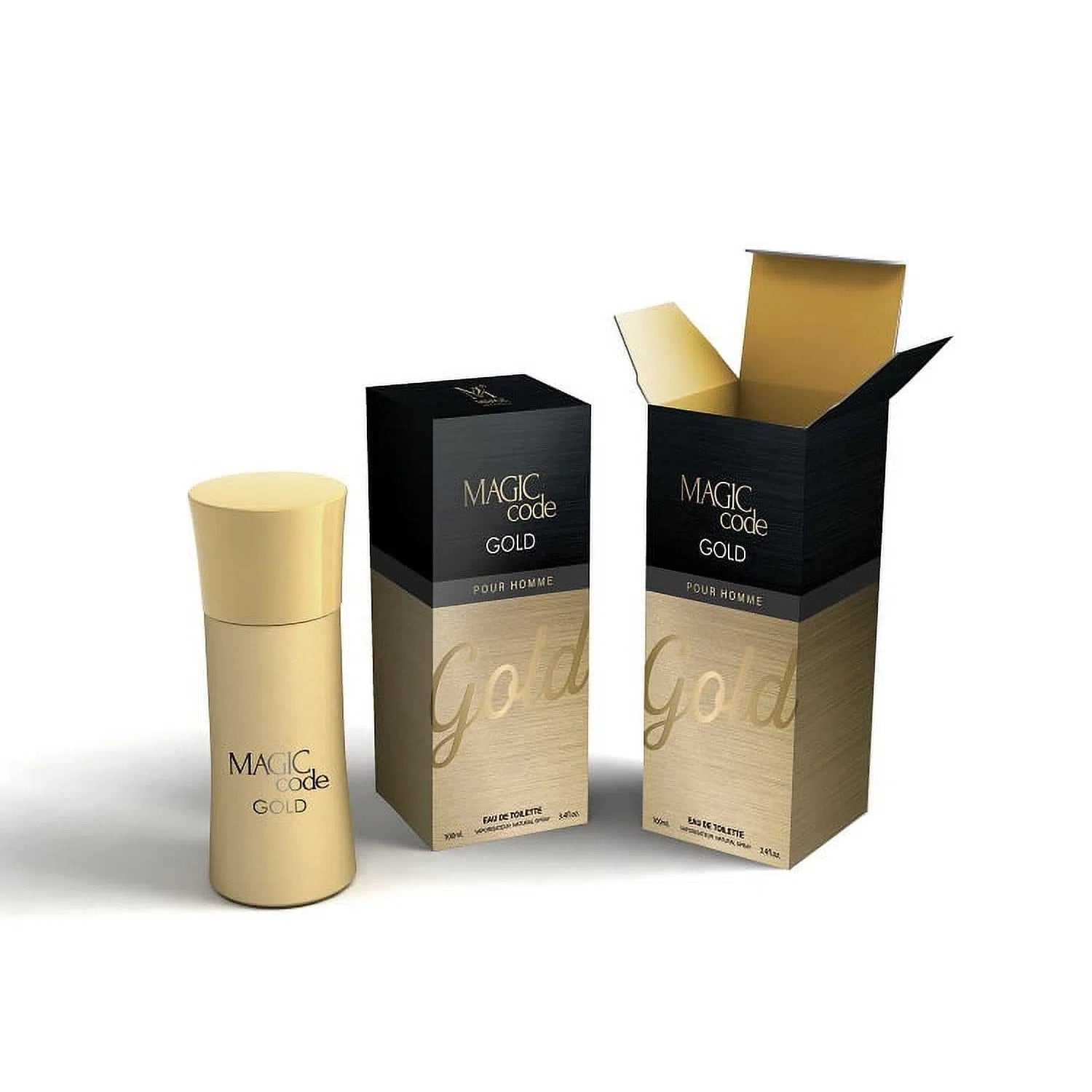 Perfume MCH Beauty Magic Code Gold EDT (M) / 100 ml - 818098025740- Prive Perfumes Honduras