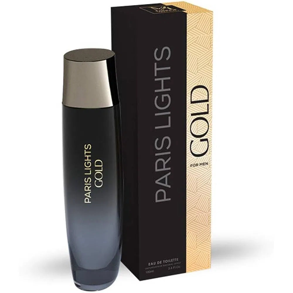 Perfume MCH Beauty Paris Lights Gold for Men EDT (M) / 100 ml - 818098022862- Prive Perfumes Honduras