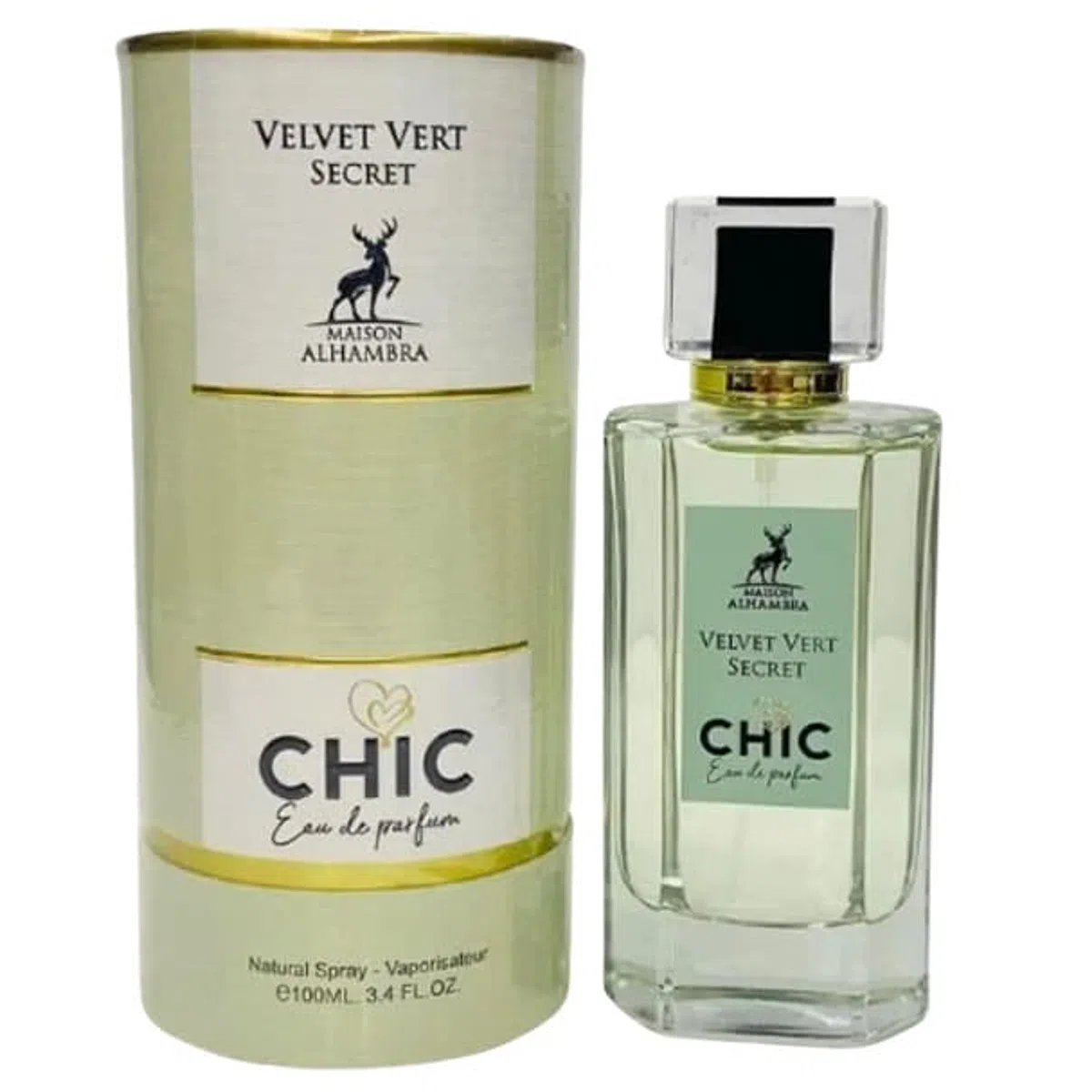Perfume Maison Alhambra Chic Velvet Vert Secret EDP (U) / 100 ml - 6290360590707- Prive Perfumes Honduras