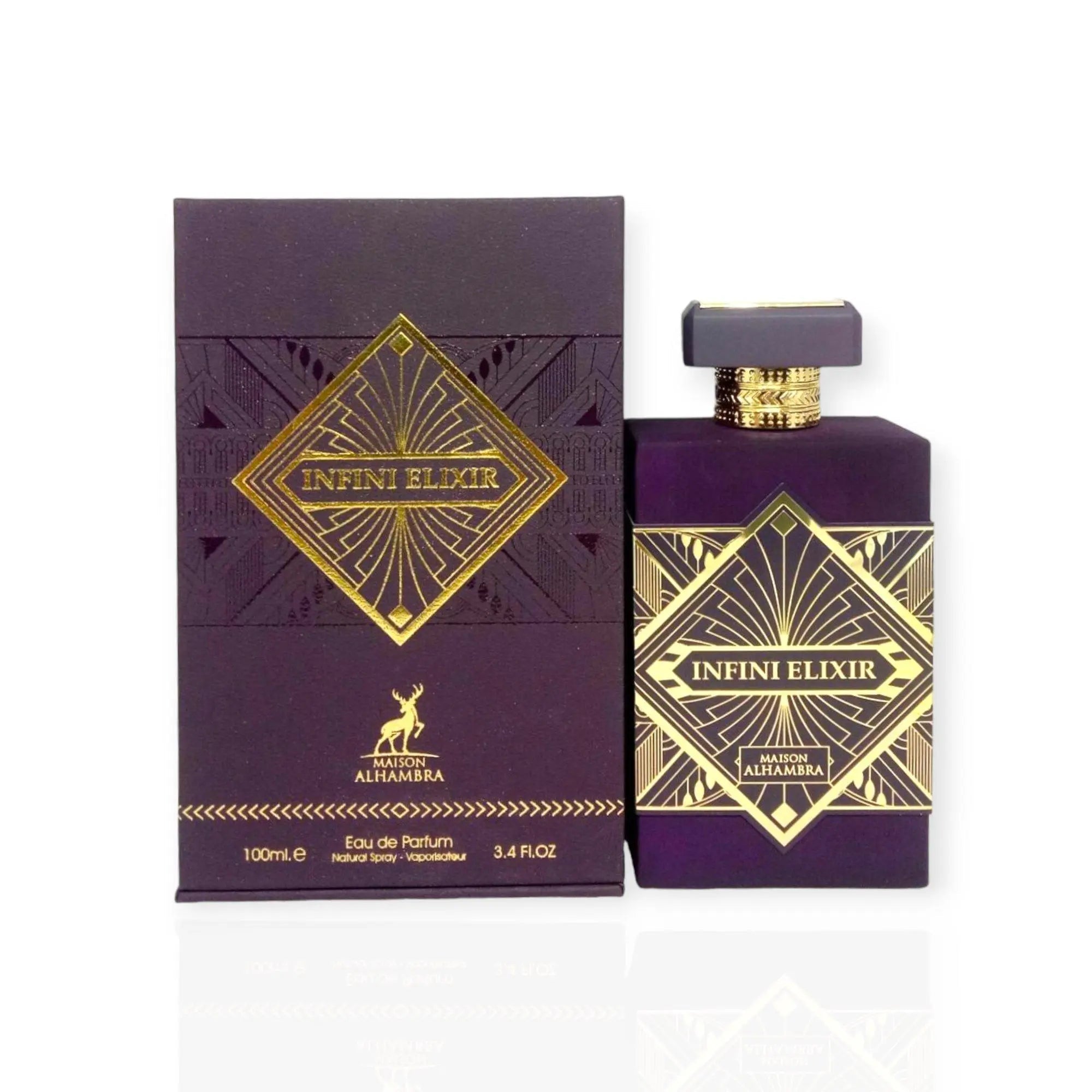 Perfume Maison Alhambra Infini Elixir EDP (U) / 100 ml - 6290360590585- Prive Perfumes Honduras
