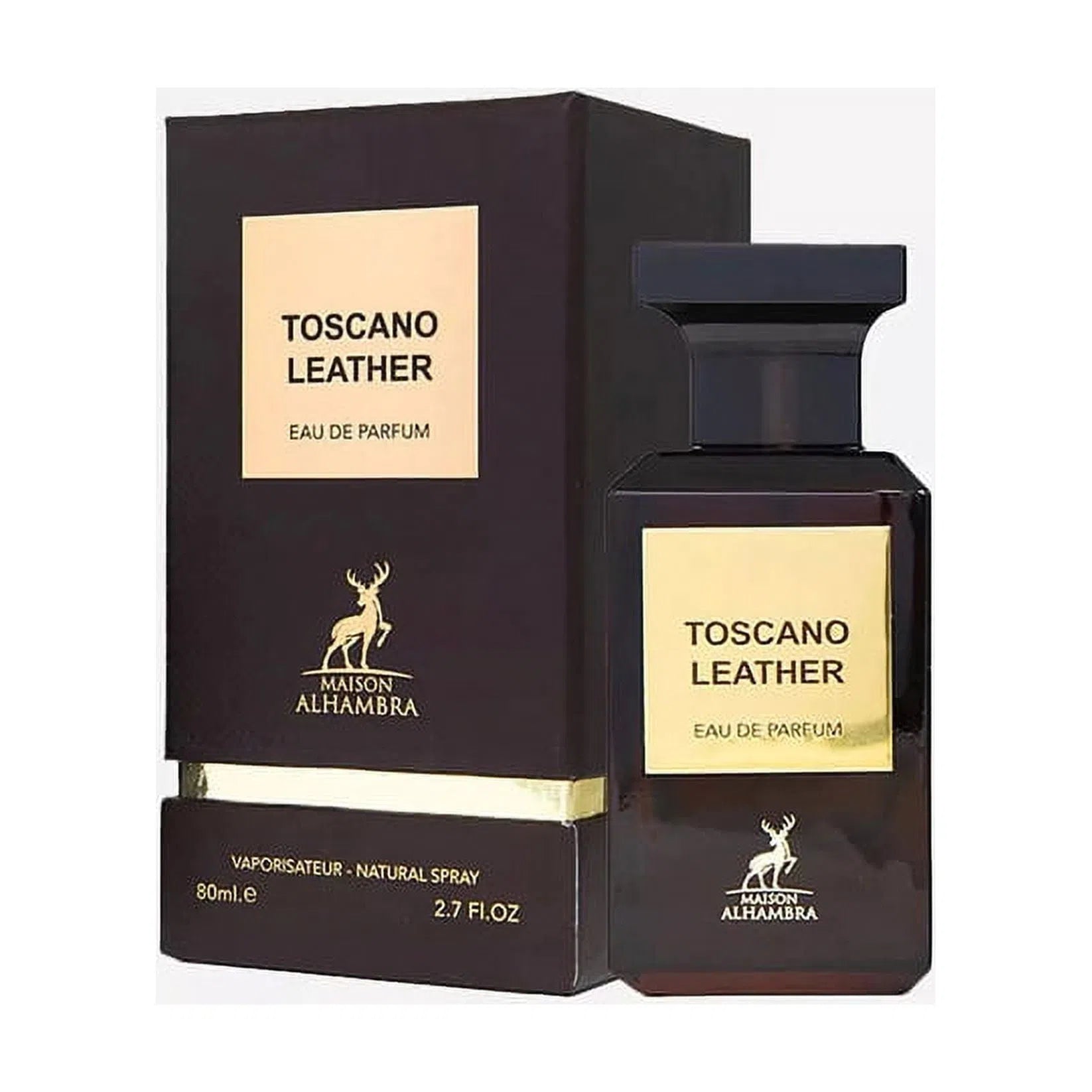 Perfume Maison Alhambra Toscano Leather EDP (M) / 80 ml - 6291108735770- Prive Perfumes Honduras