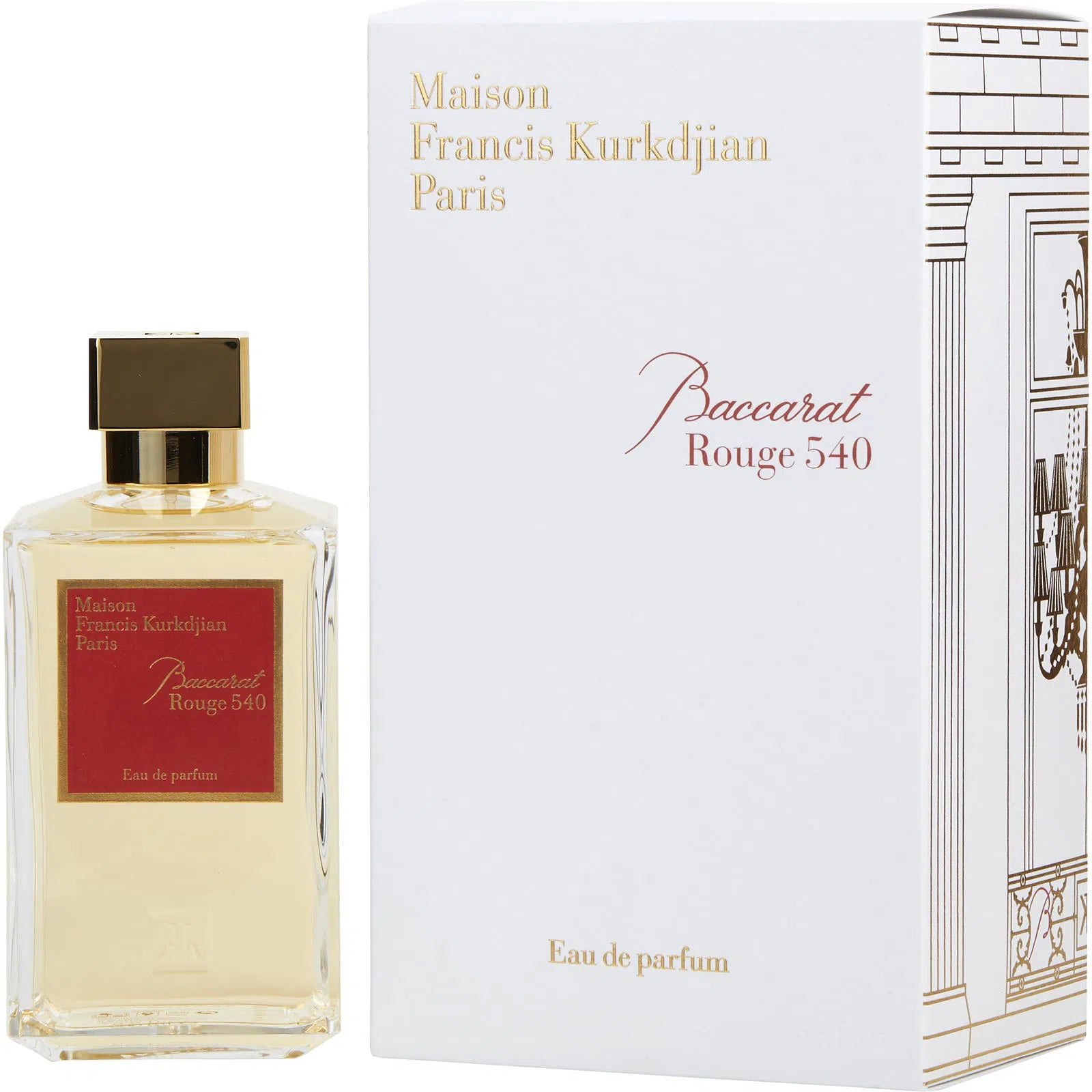 Perfume Maison Francis Kurkdjian Paris Baccarat Rouge 540 EDP (U) / 200 ml - 3700559605417- Prive Perfumes Honduras