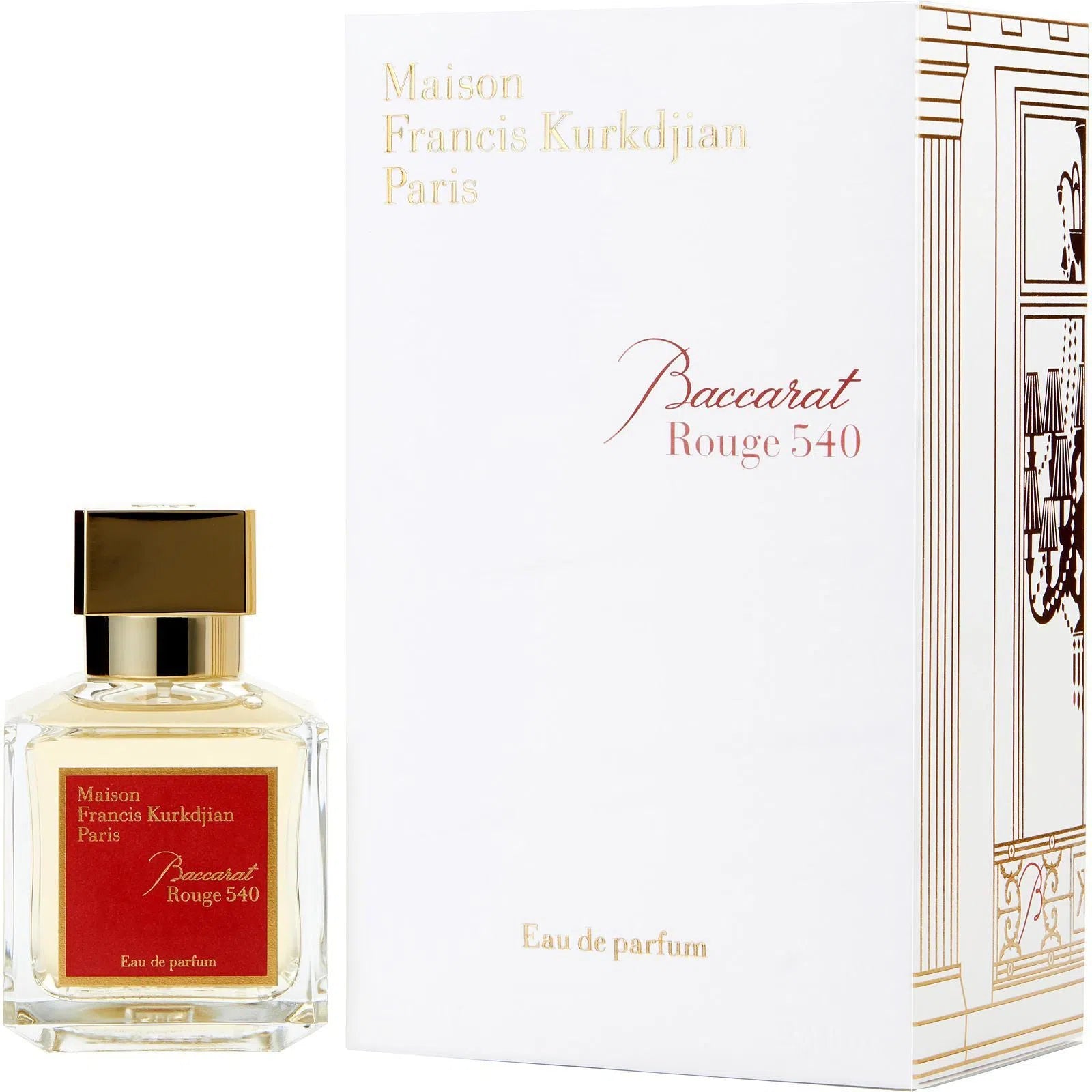Perfume Maison Francis Kurkdjian Paris Baccarat Rouge 540 EDP (U) / 70 ml - 3700559603116- Prive Perfumes Honduras