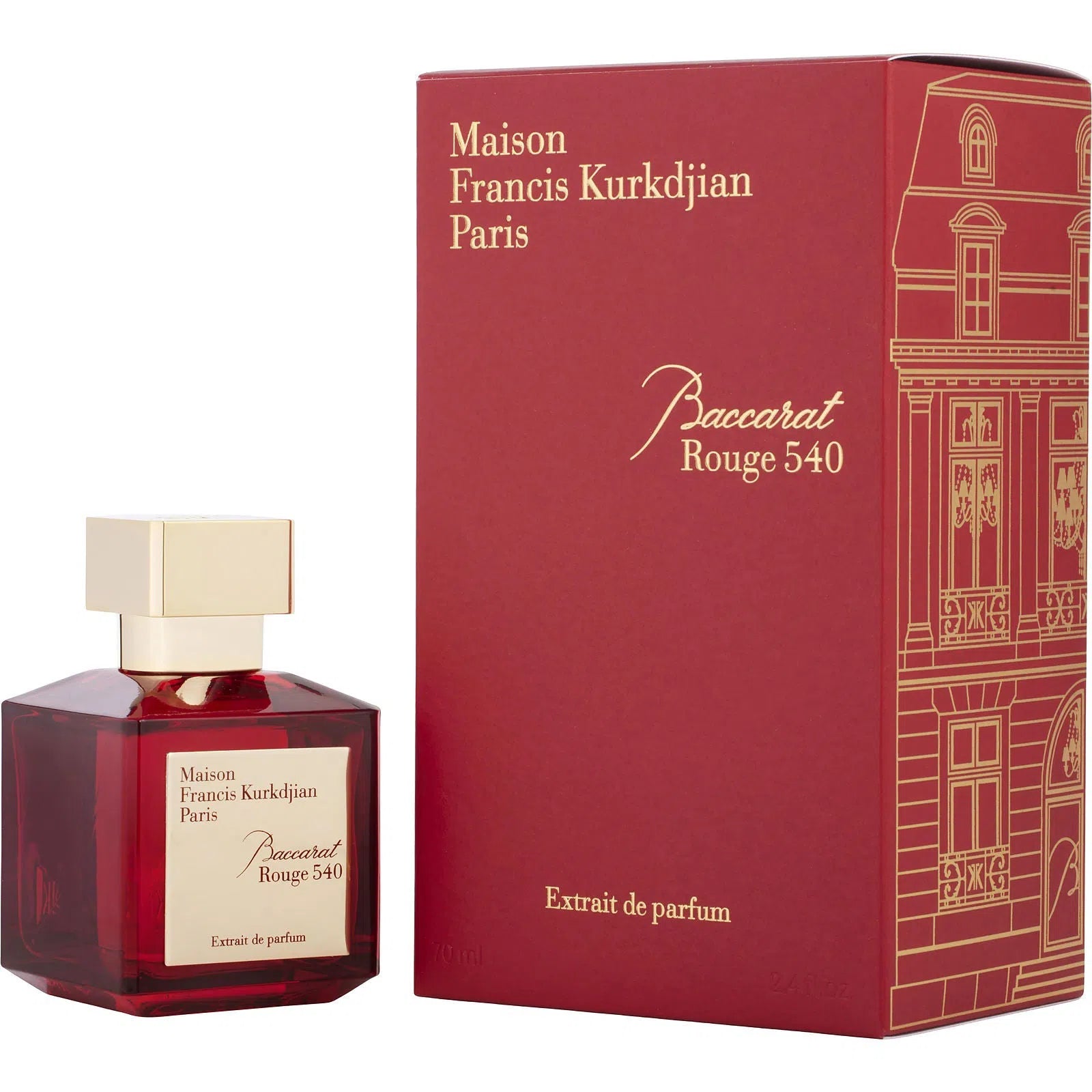 Perfume Maison Francis Kurkdjian Paris Baccarat Rouge 540 Extract Parfum (U) / 70 ml - 3700559605905- Prive Perfumes Honduras