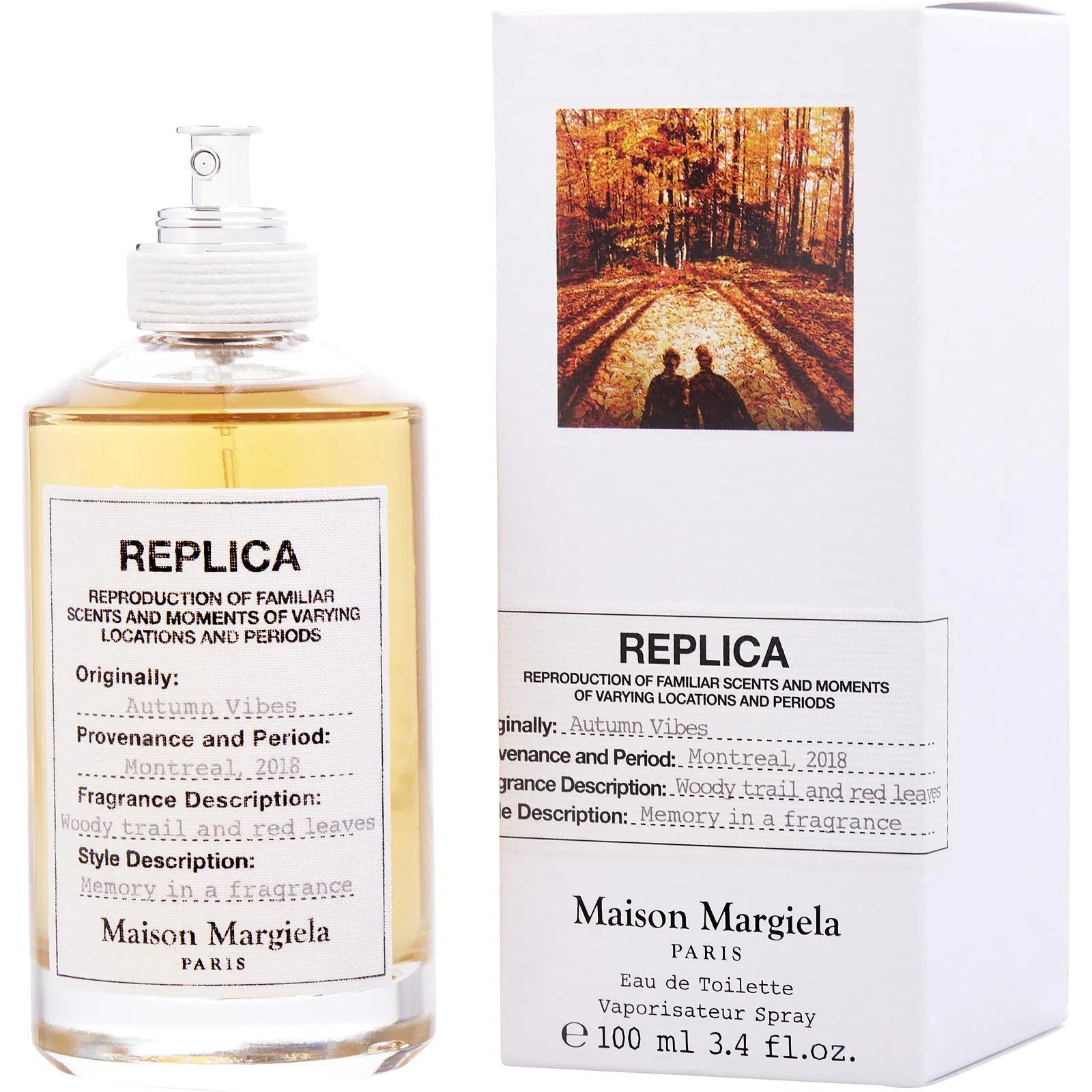Perfume Maison Margiela Replica Autumn Vibes EDT (U) / 100 ml - 3614273074186- Prive Perfumes Honduras